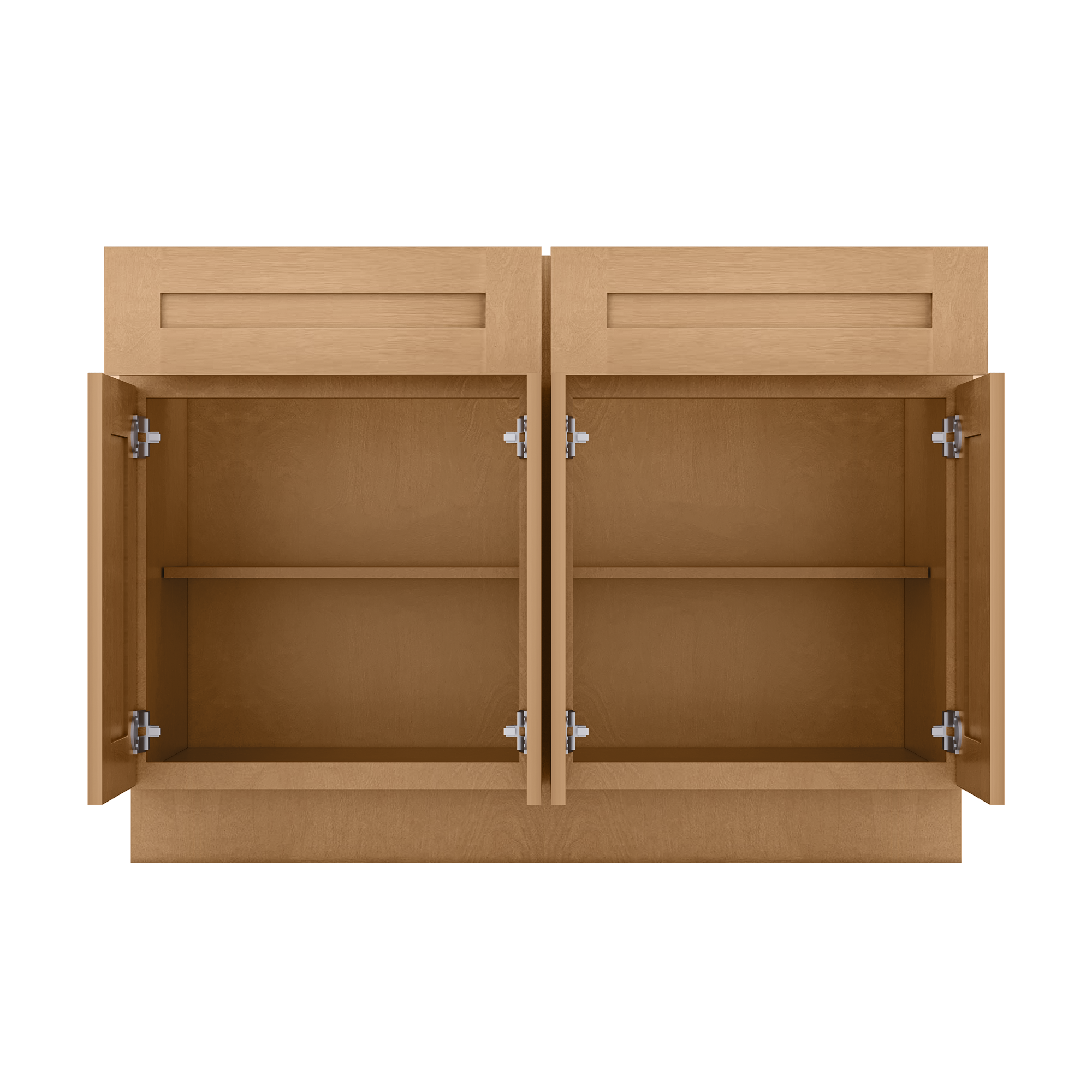 Base Kitchen Cabinet B48 Shaker Toffee 48 in. width 34.5 in. height 24 in. depth