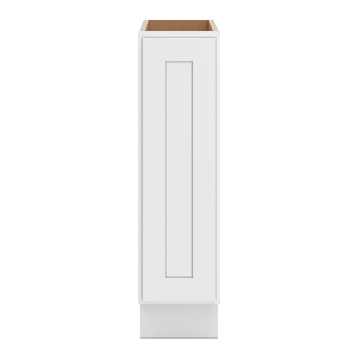 cnc luxor white 09 w full height single door base cabinet