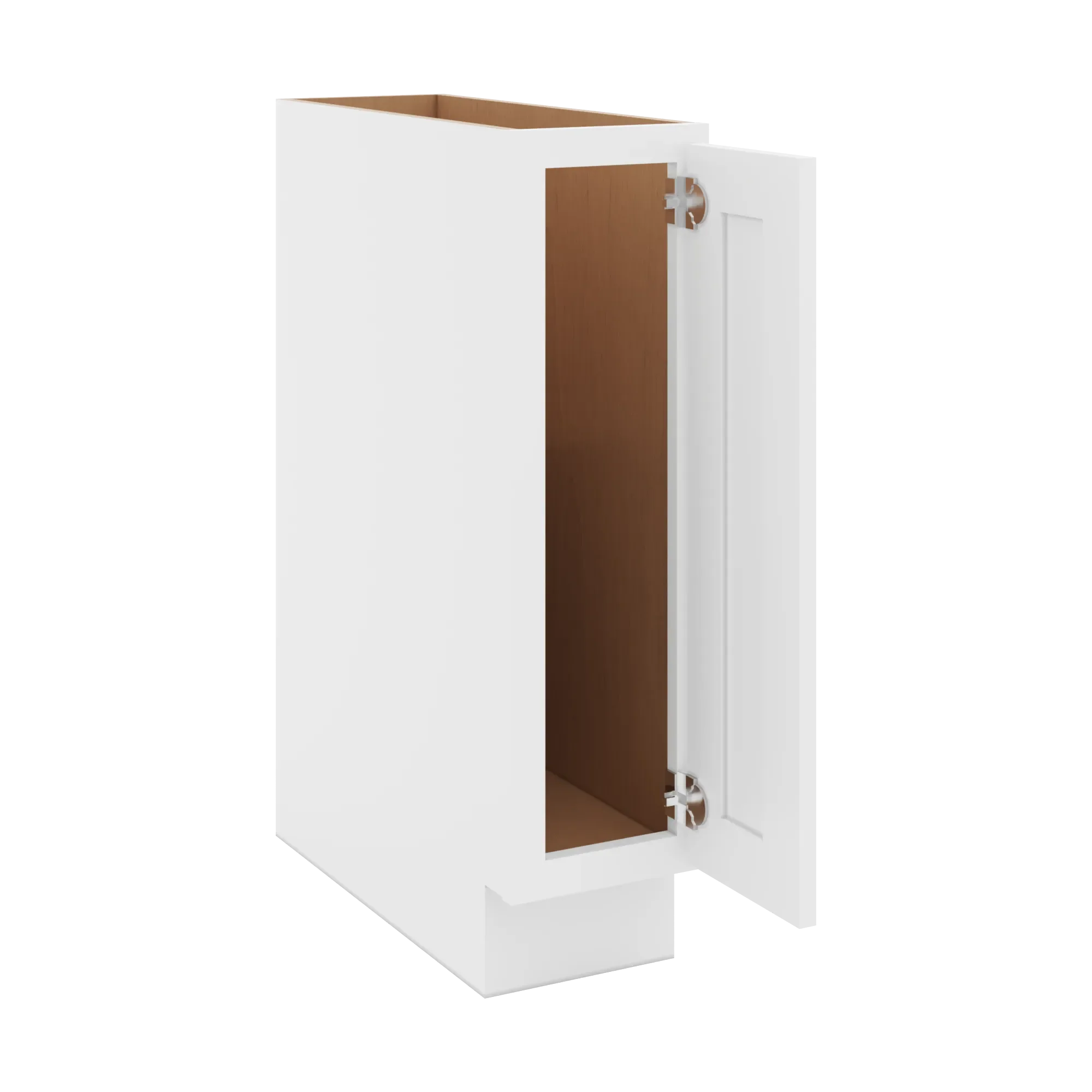 cnc luxor 5 piece white 09 w full height single door base cabinet