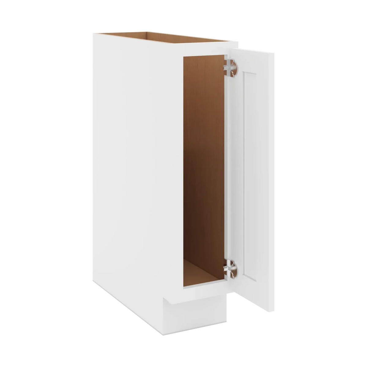 cnc luxor white 09 w full height single door base cabinet