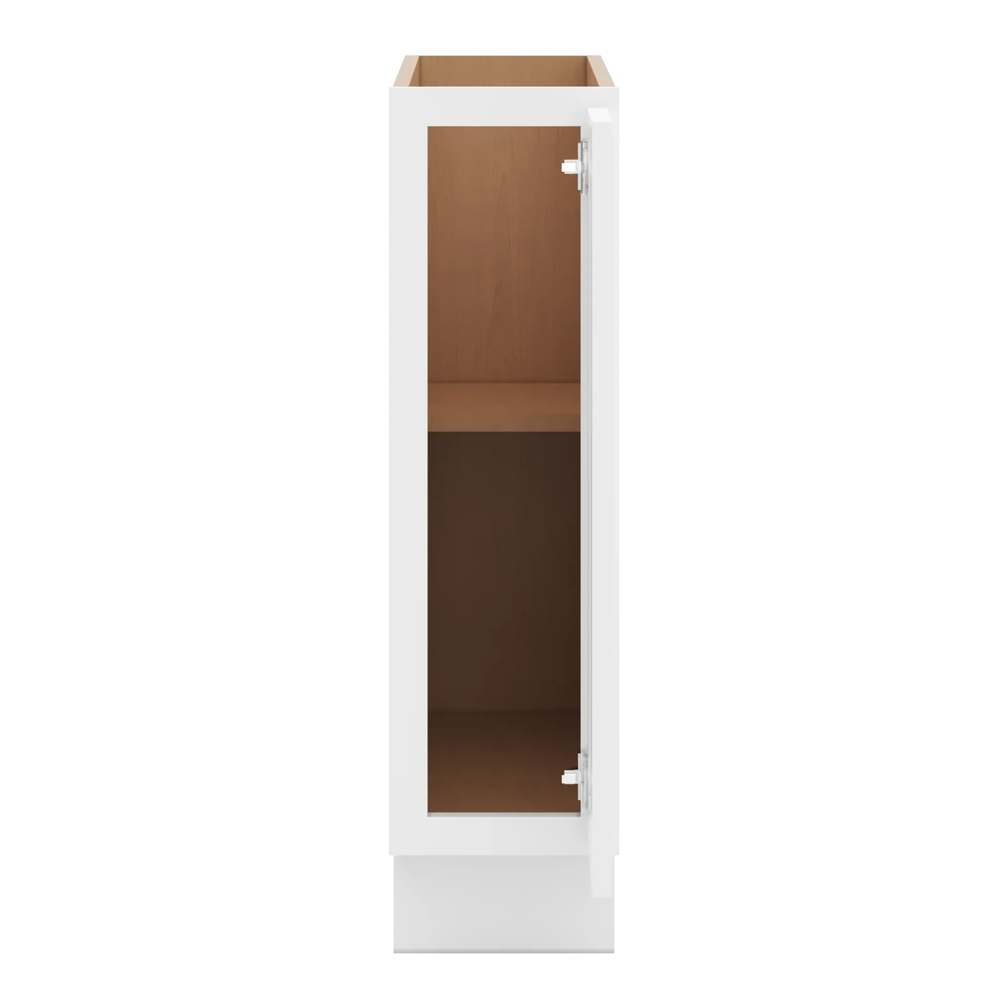 cnc luxor 5 piece white 09 w full height single door base cabinet