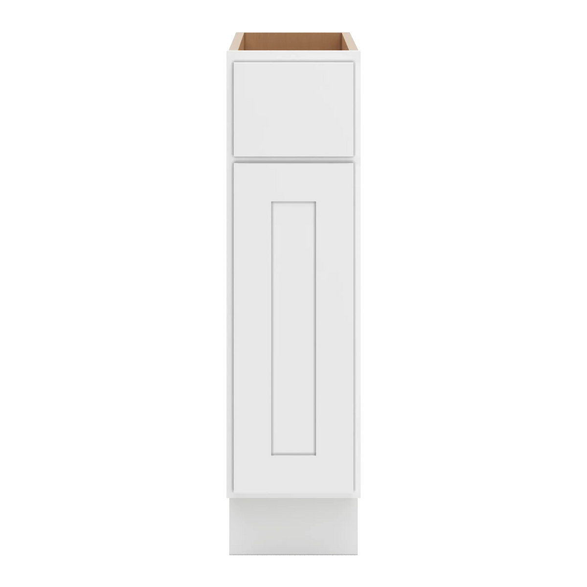 cnc luxor white 09 w single door base cabinet