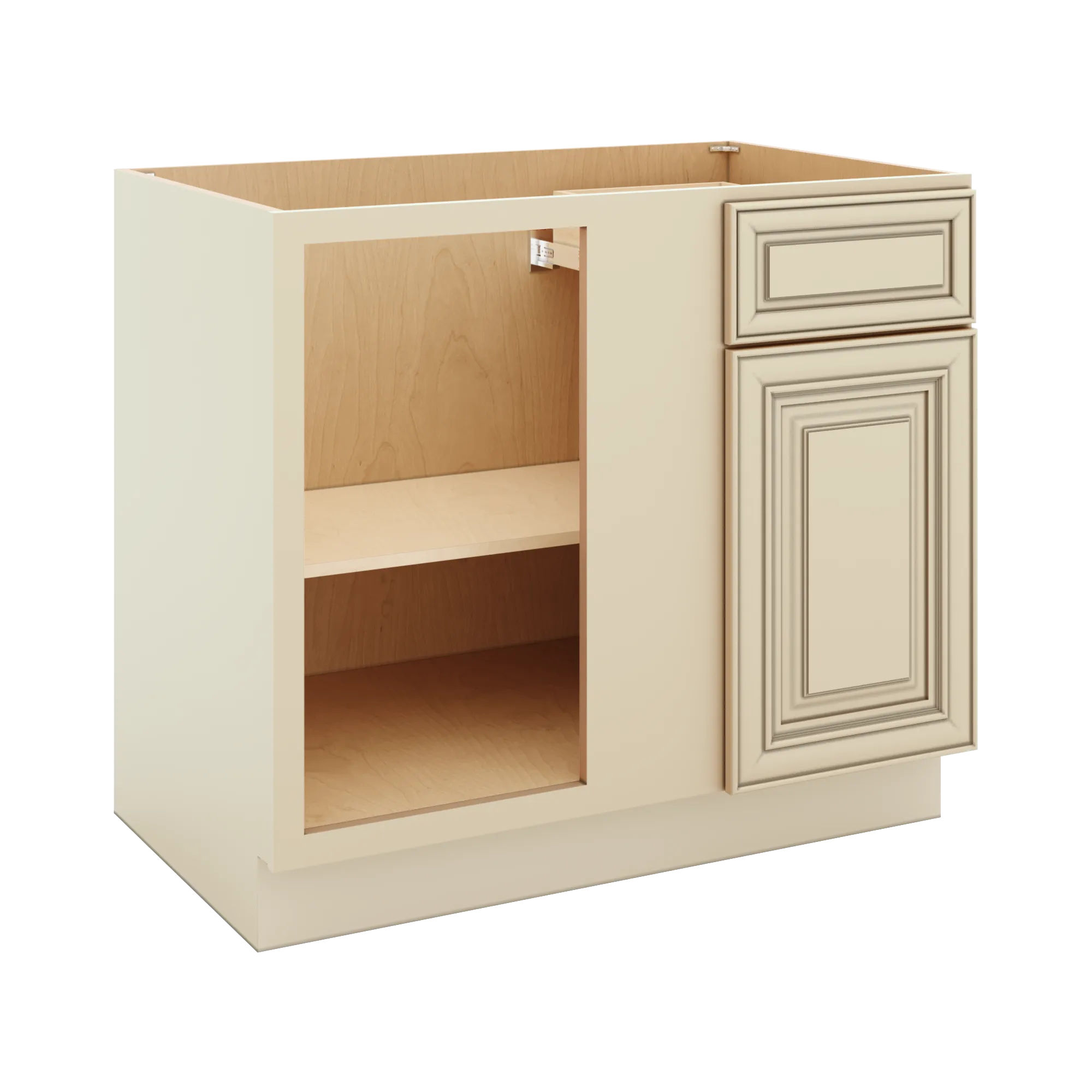 J&K Creme Glazed A7 Base Blind Corner - 39"W