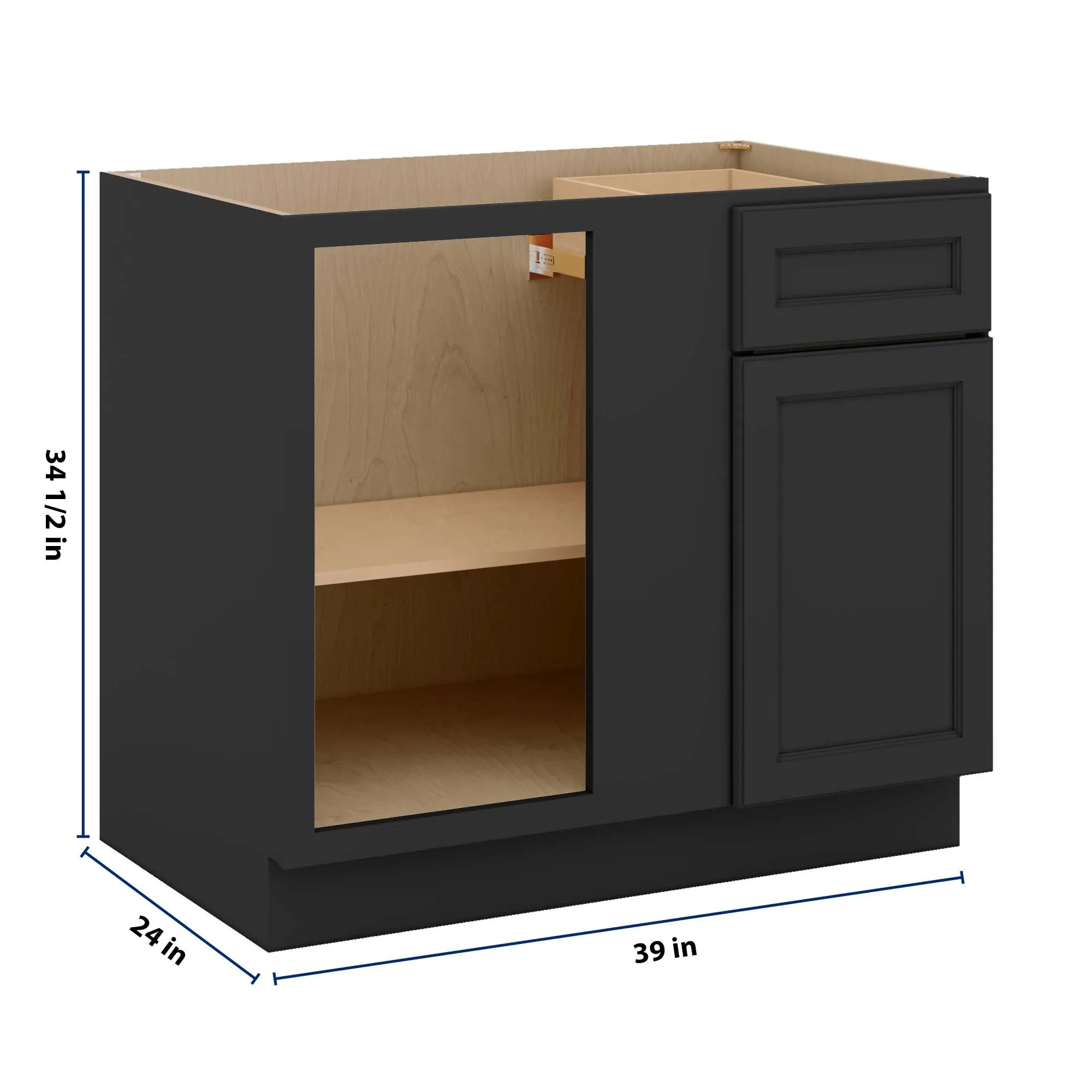 J&K Charcoal E2 Base Blind Corner - 39"W