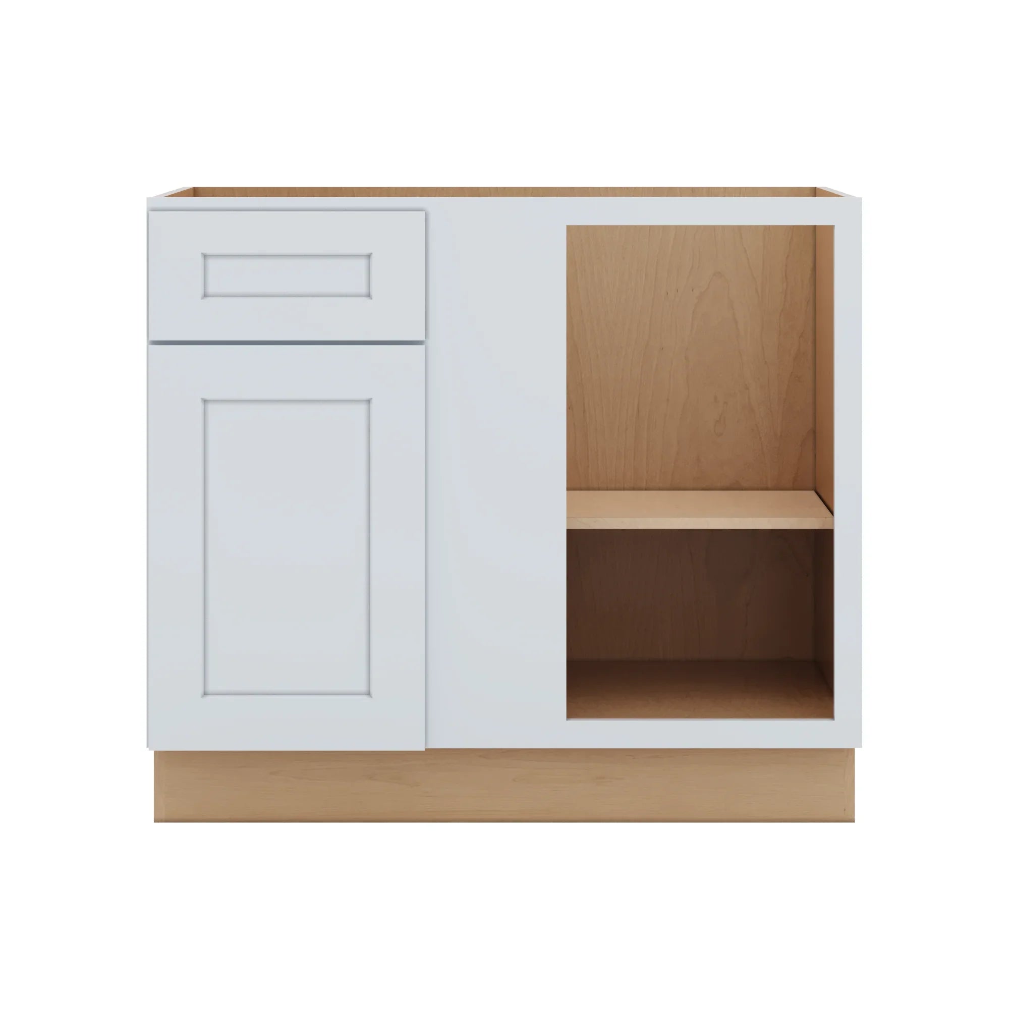 J&K White Shaker S8 Base Blind Corner   39"W