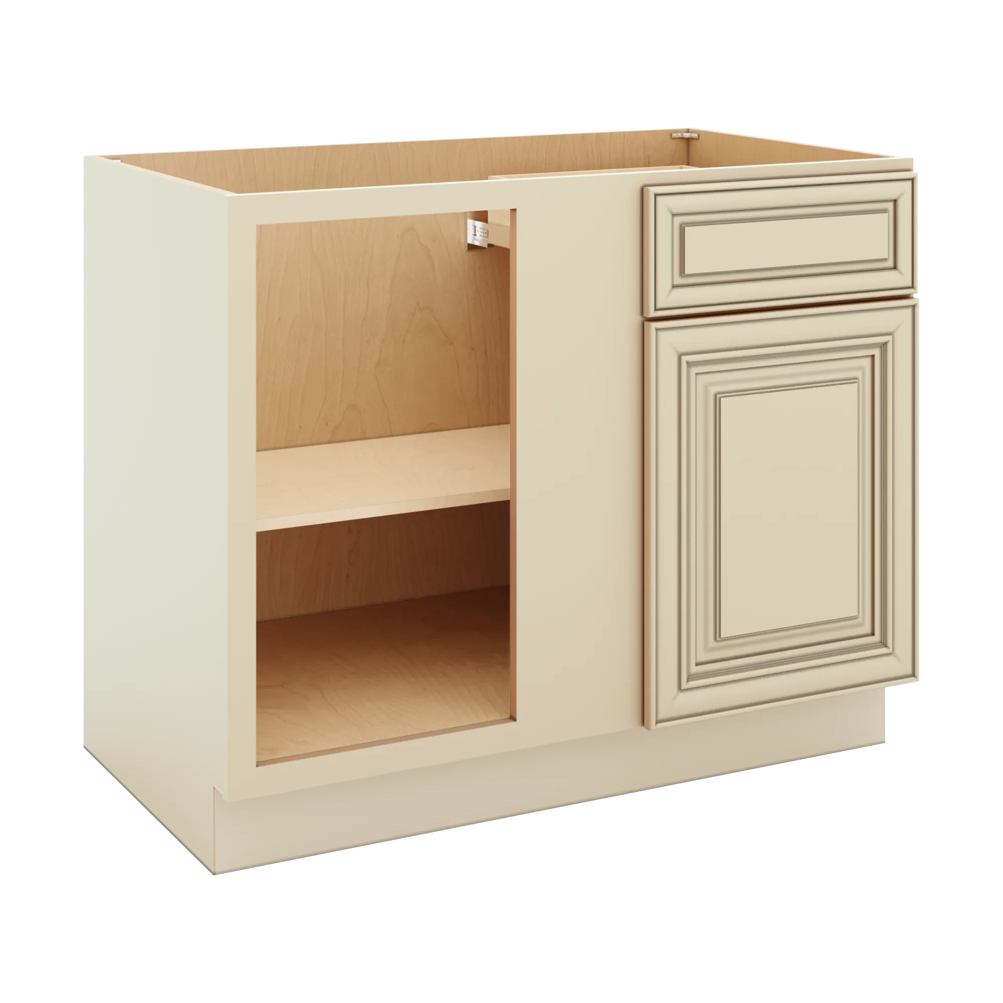 J&K Creme Glazed A7 Base Blind Corner - 42" W