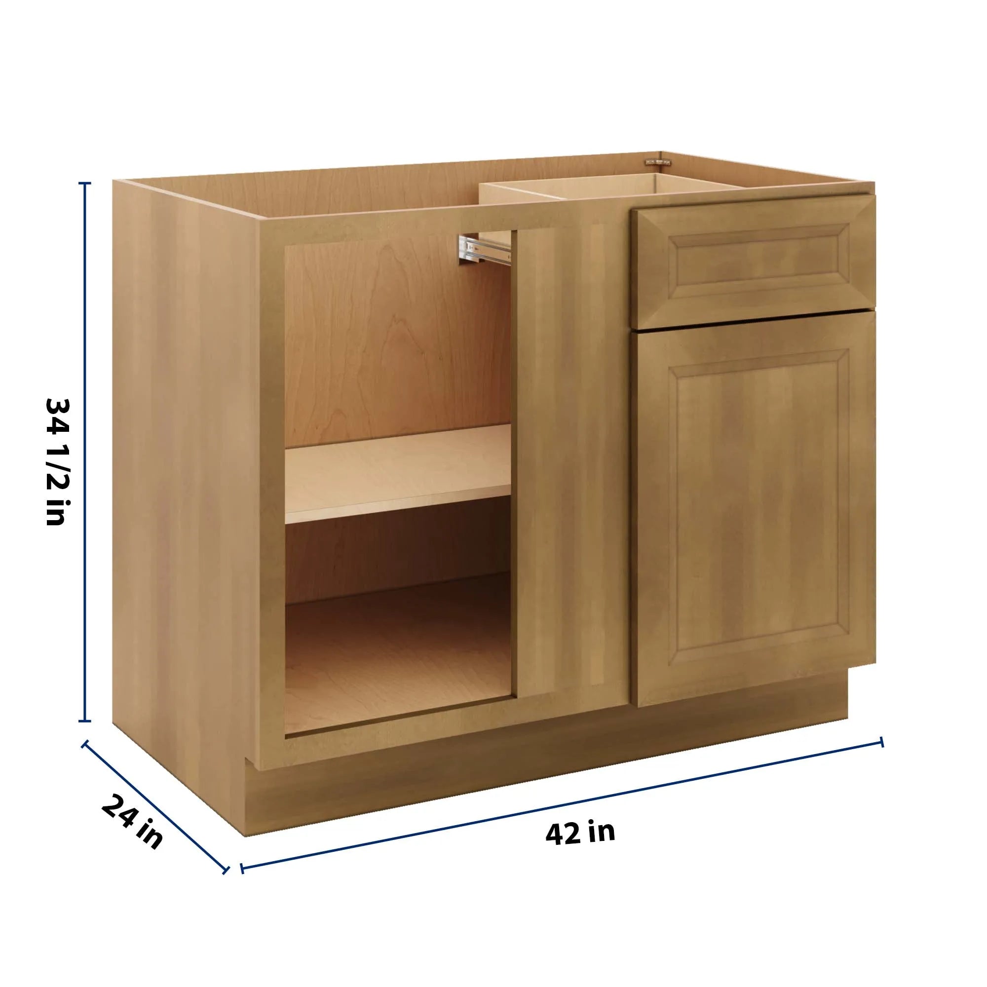 J&K Butterscotch B8 Base Blind Corner - 42" W