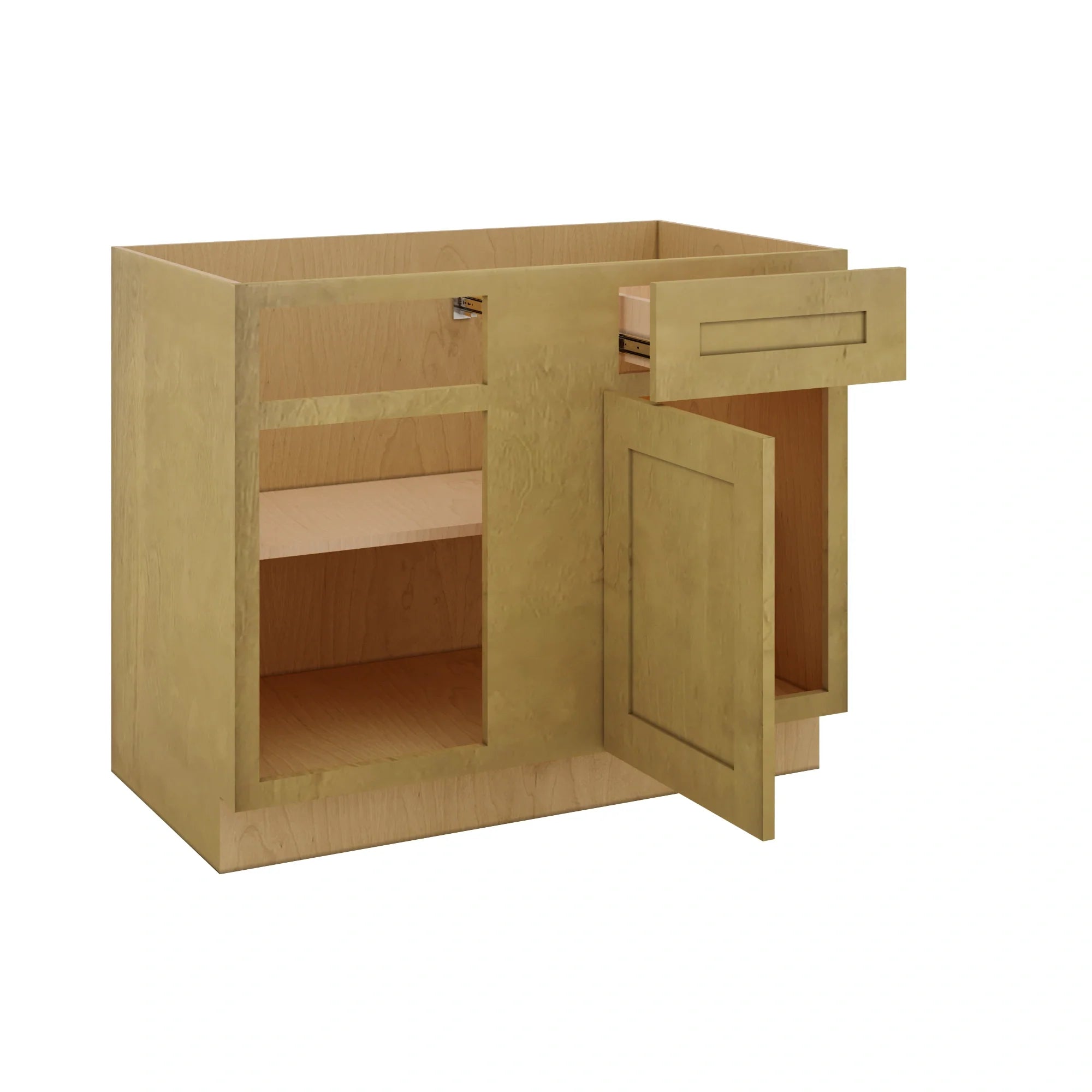 Modernform Cabinet Natural Shaker 42" W X 34 1/2" H X 24" D Blind Base Cabinet