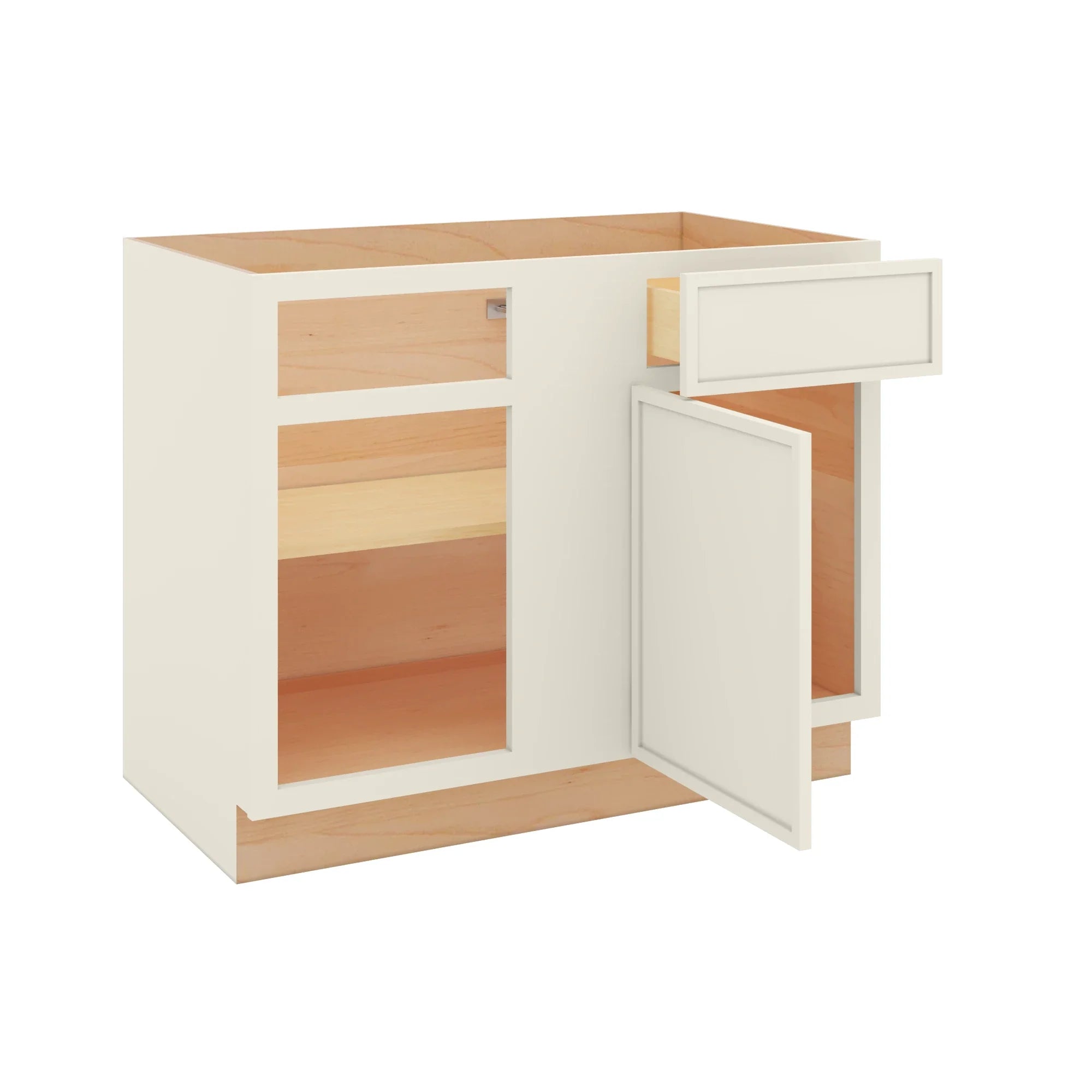 Modernform Cabinet Slim Dove White 42" W X 34 1/2" H X 24" D Blind Base Cabinet