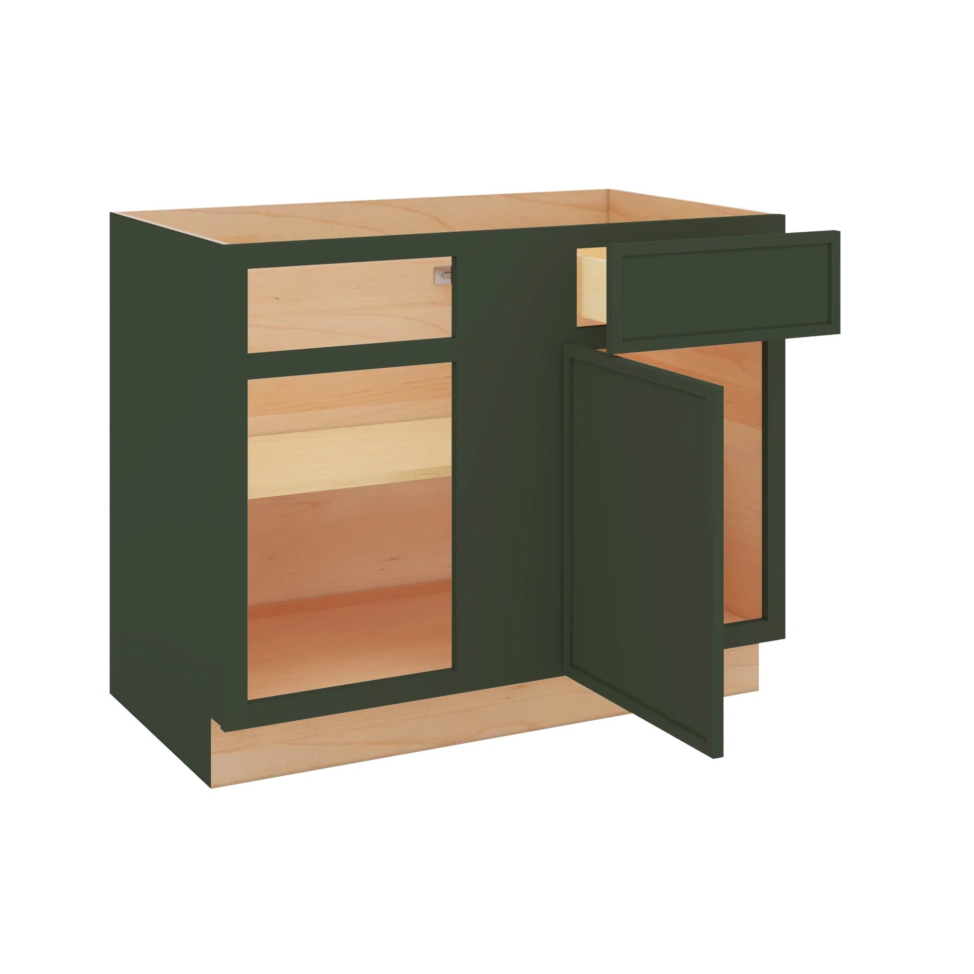 Modernform Cabinet Slim Sage Green 42" W X 34 1/2" H X 24" D Blind Base Cabinet