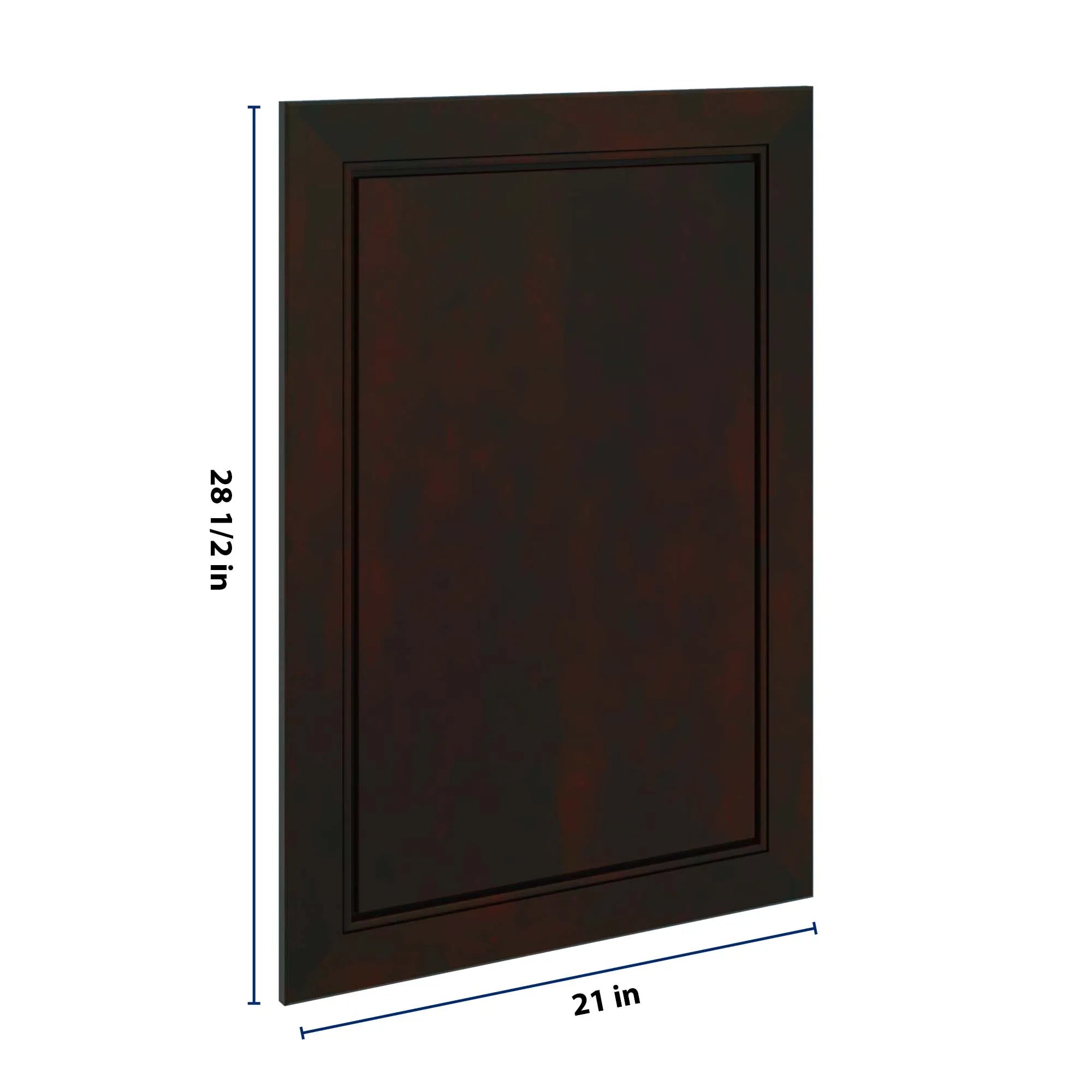 J&K Espresso K8 Dummy Door Panel 21" W