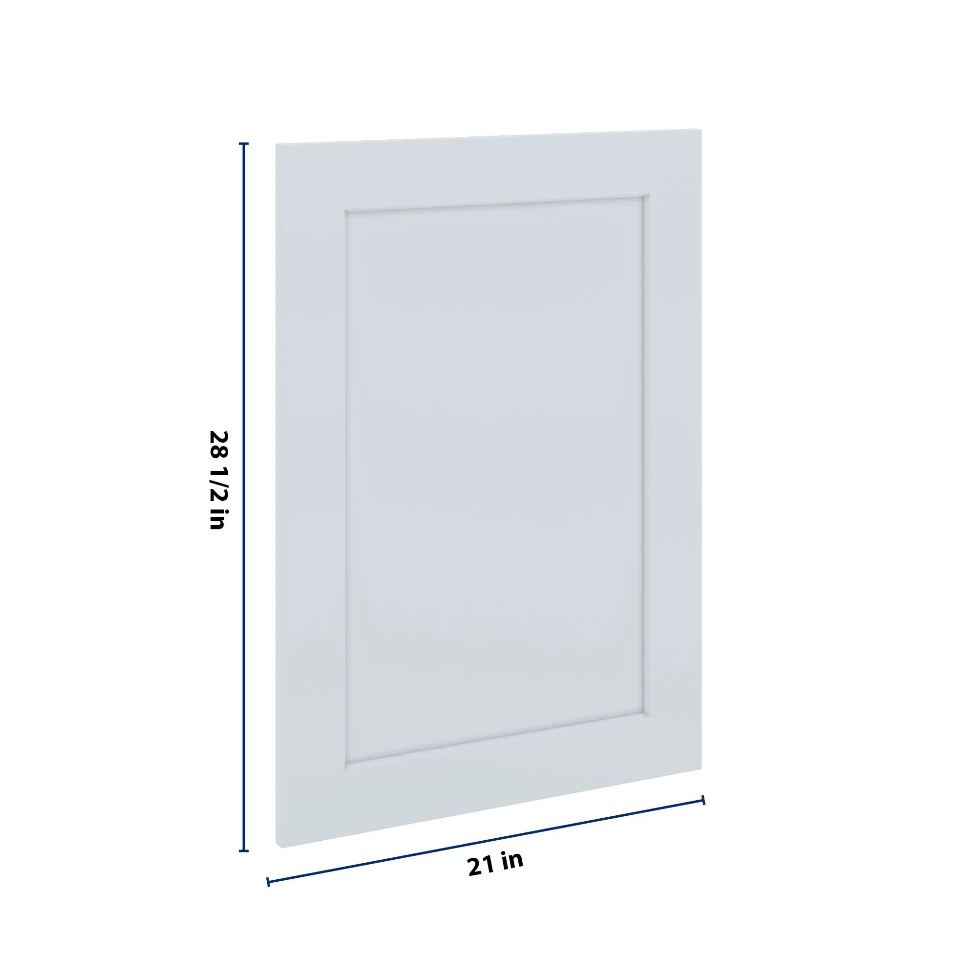 J&K White Shaker S8 Dummy Door Panel 21" W
