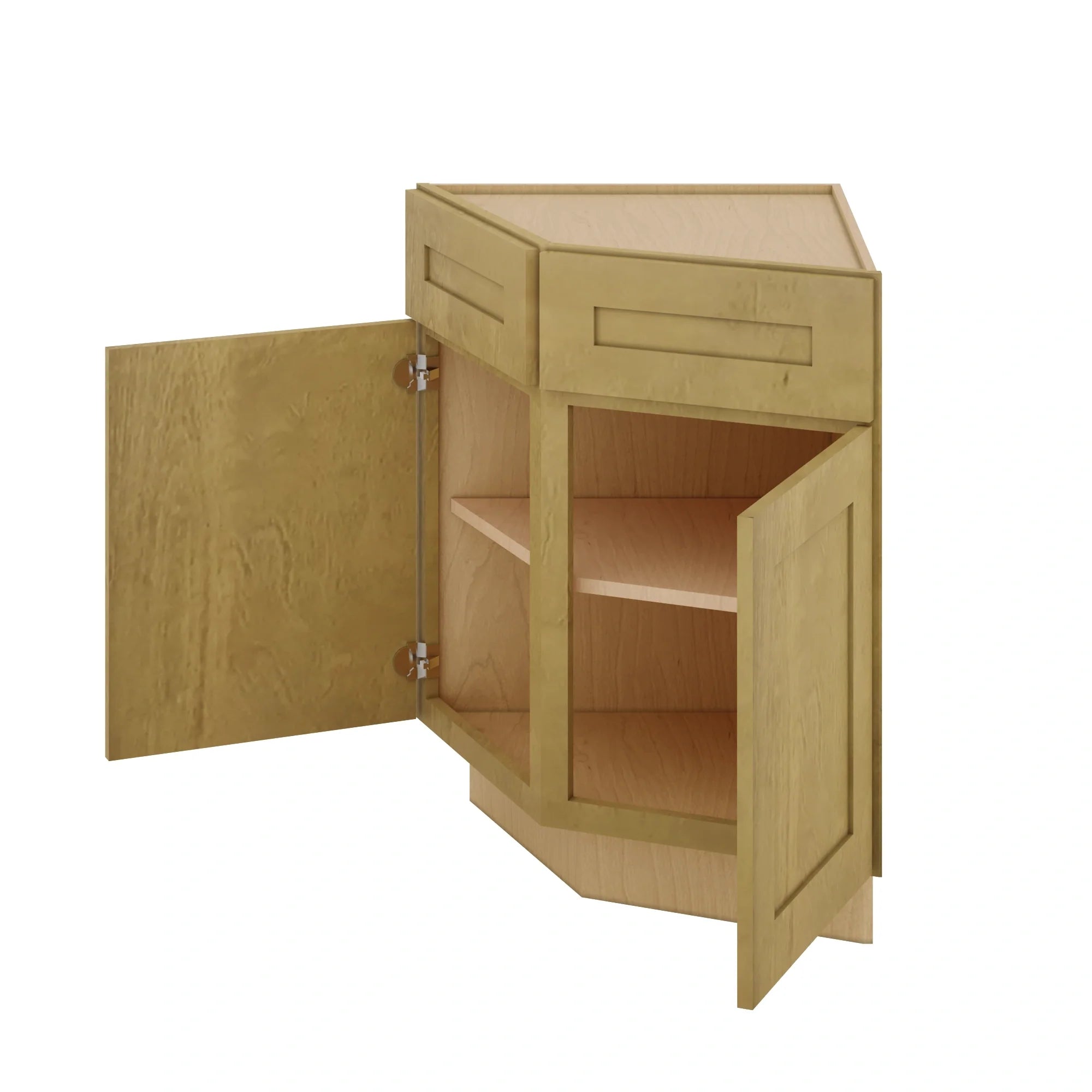Modernform Cabinet Natural Shaker 24" W X 34 1/2" H X 24" D Base End Corner Cabinet