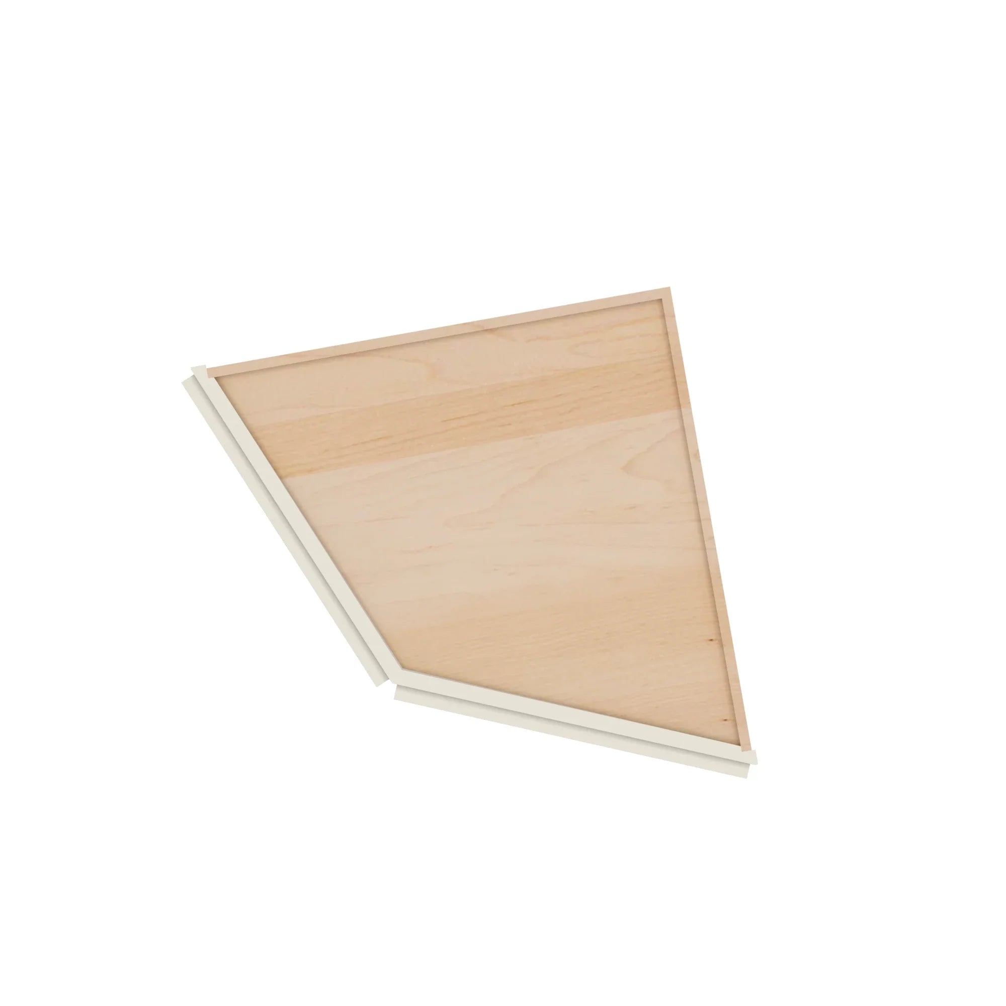 Modernform Cabinet Slim Dove White 24" W X 34 1/2" H X 24" D Base End Corner Cabinet