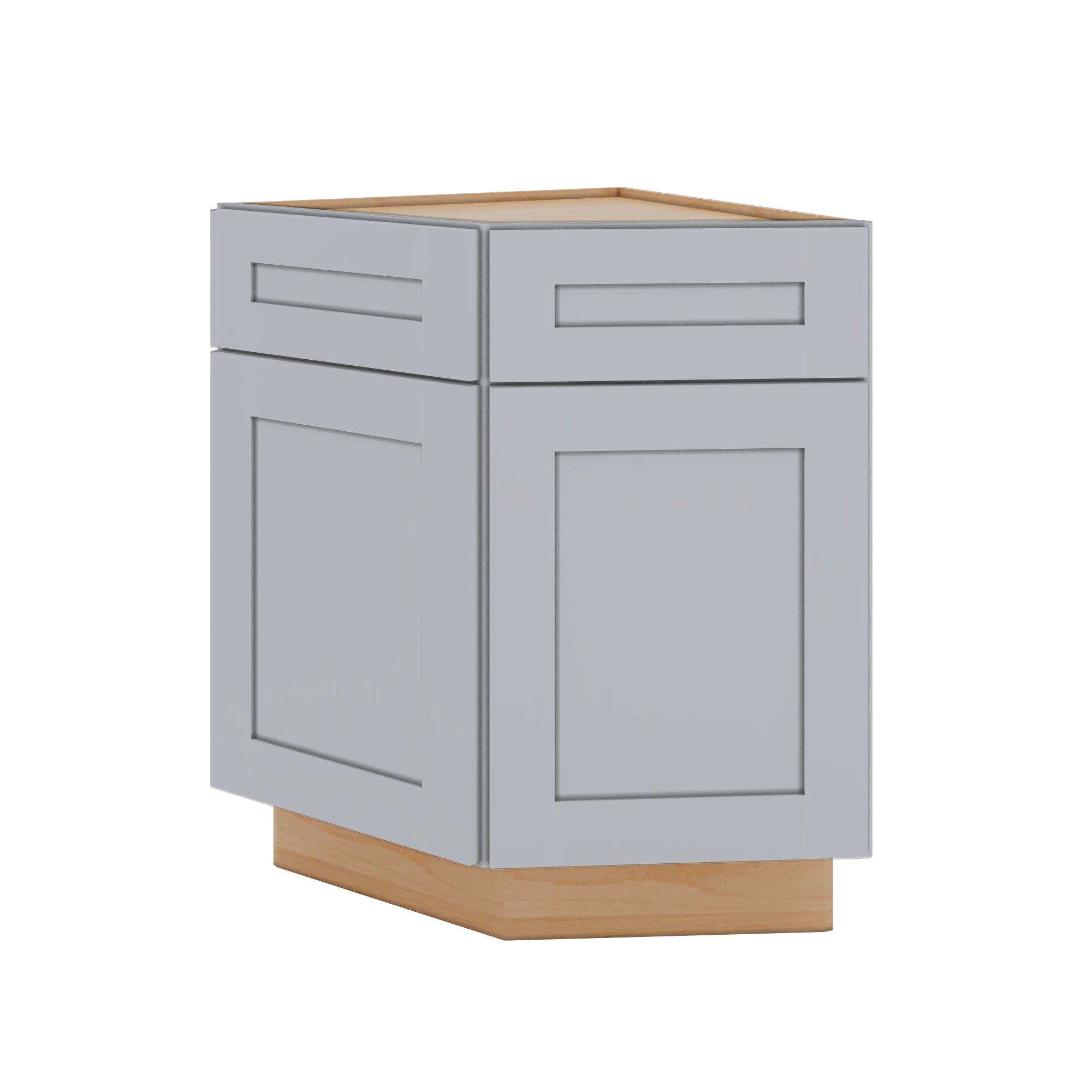 Modernform Cabinet Grey Shaker 24" W X 34 1/2" H X 24" D Base End Corner Cabinet