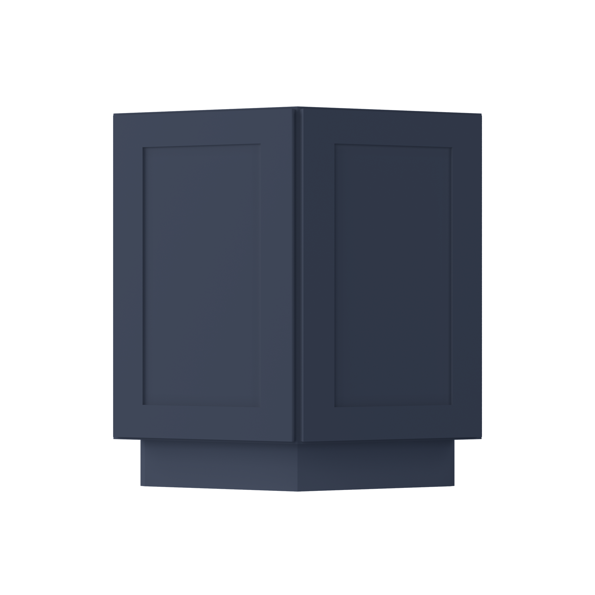 Base End Kitchen Cabinet BECF24 Danbury Blue LessCare 24 in. width 34.5 in. height 24 in. depth