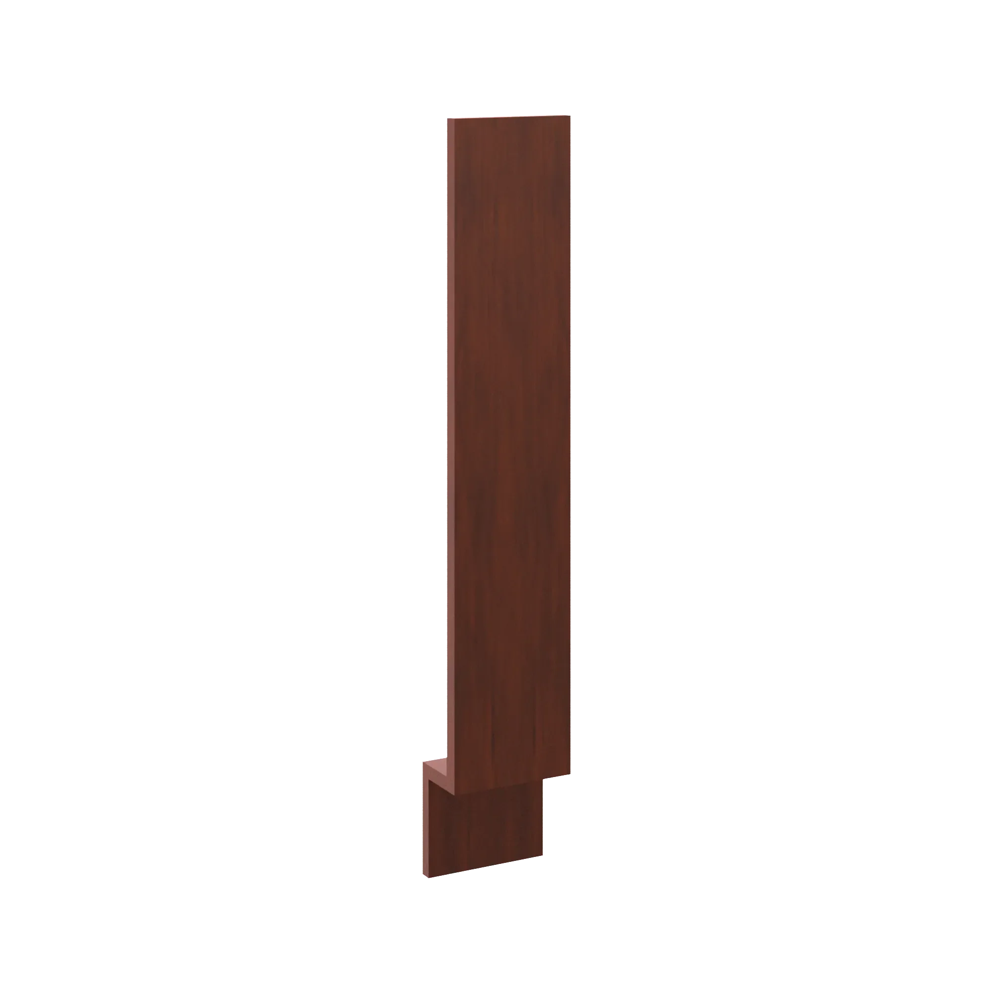 J&K Mahogany J5 Base Filler 6" W x 34 1/2" H