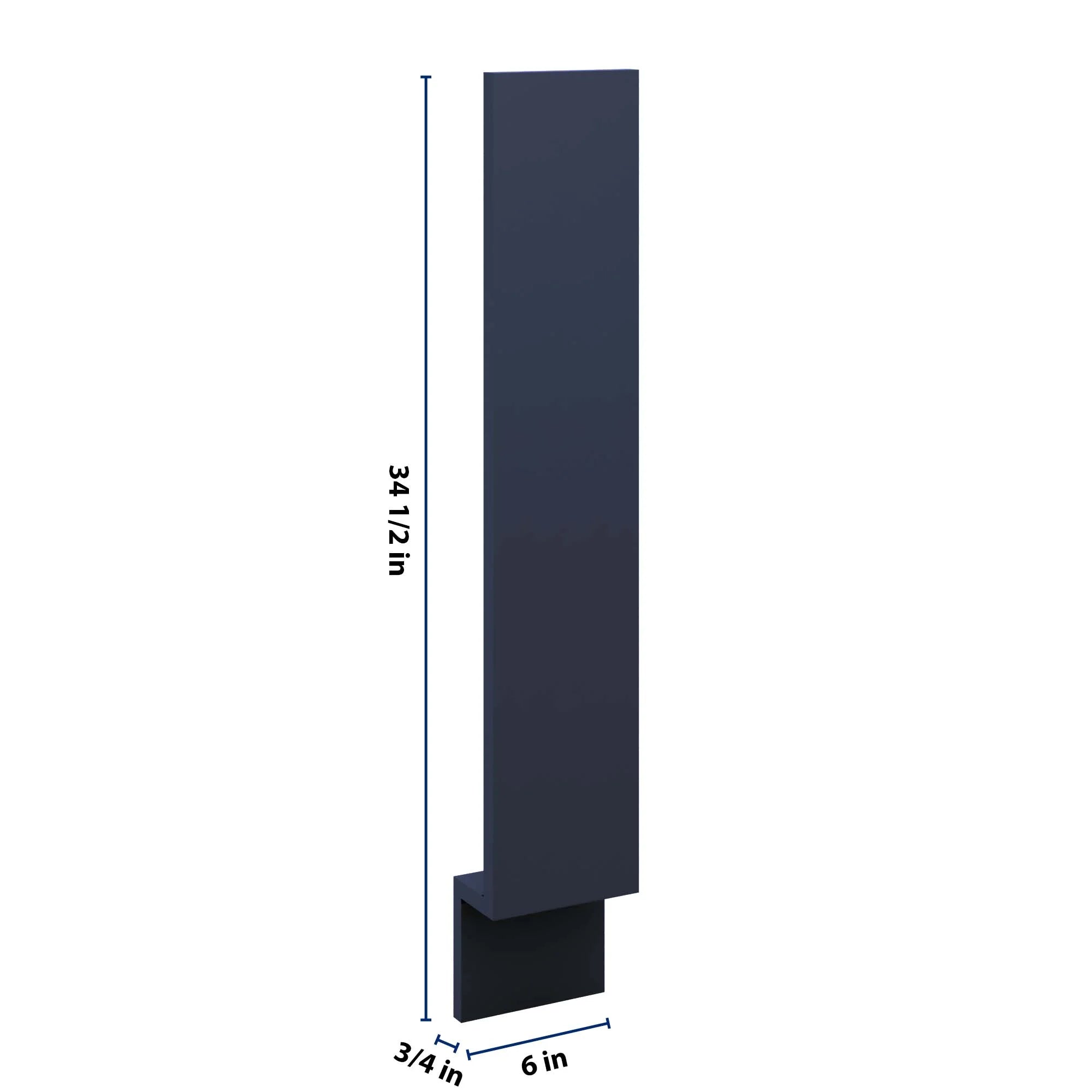 J&K Naval B7 Base Filler 6" W x 34 1/2" H
