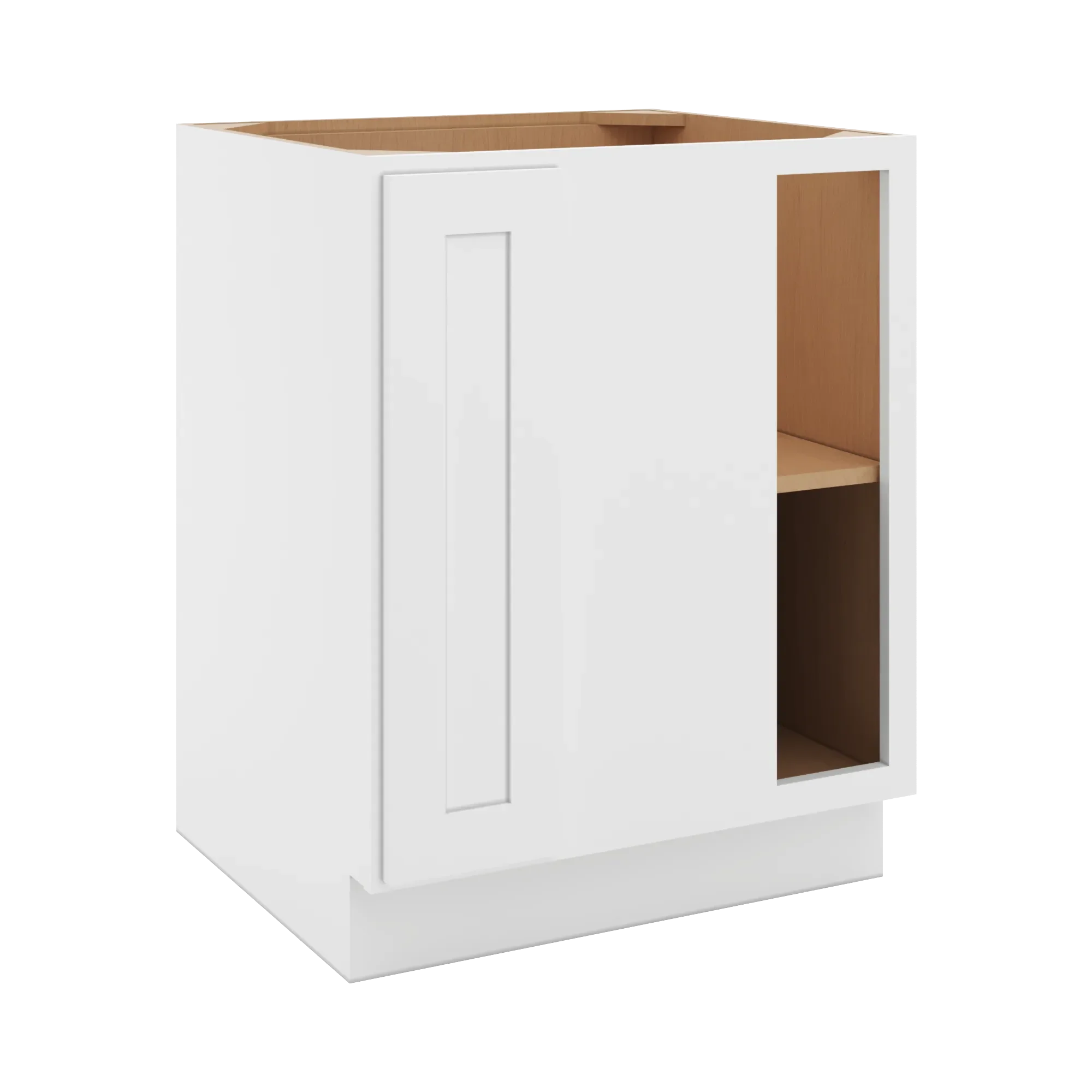 cnc luxor 5 piece white 36 to 39 w x 34 1 2 h full height blind base cabinet