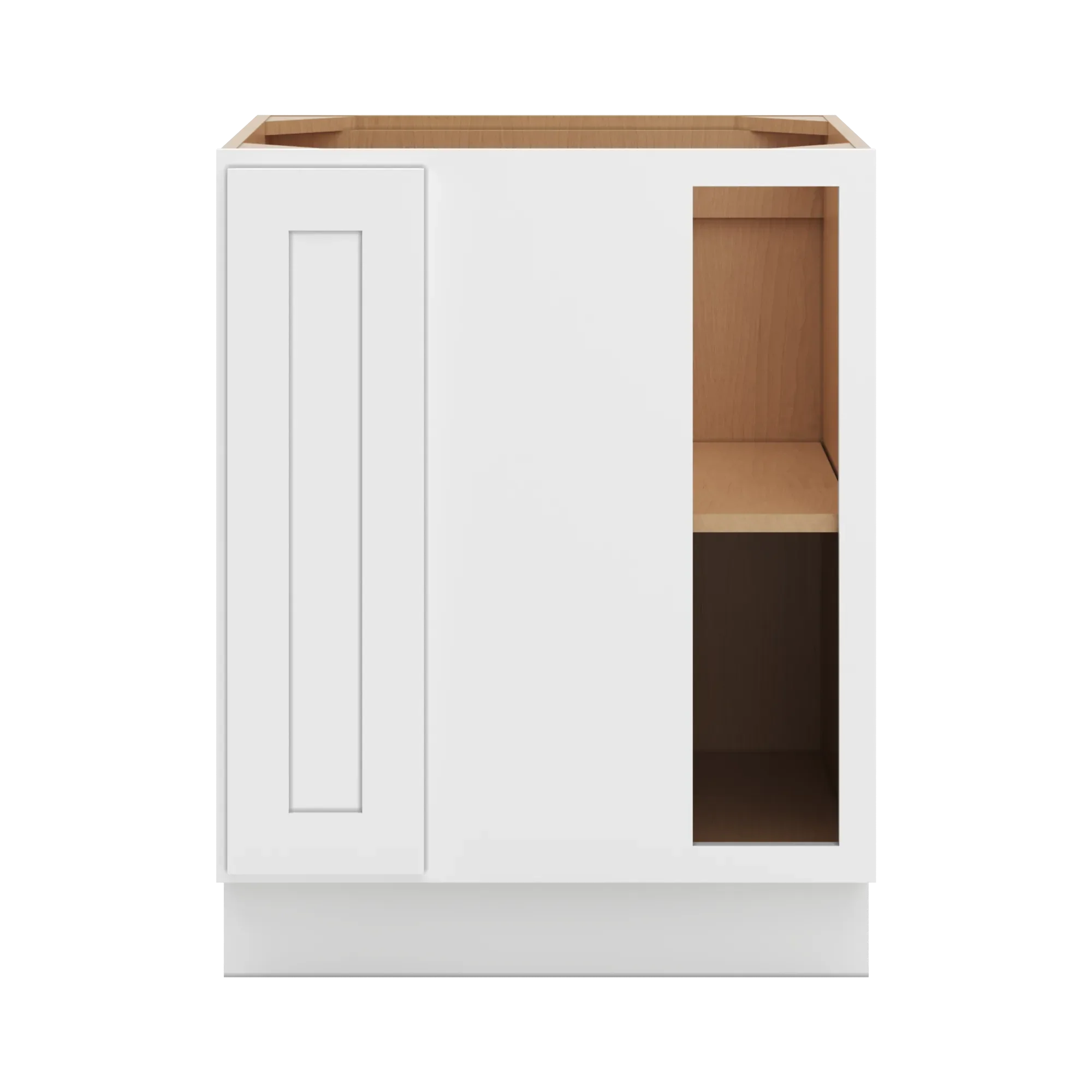 cnc luxor 5 piece white 36 to 39 w x 34 1 2 h full height blind base cabinet