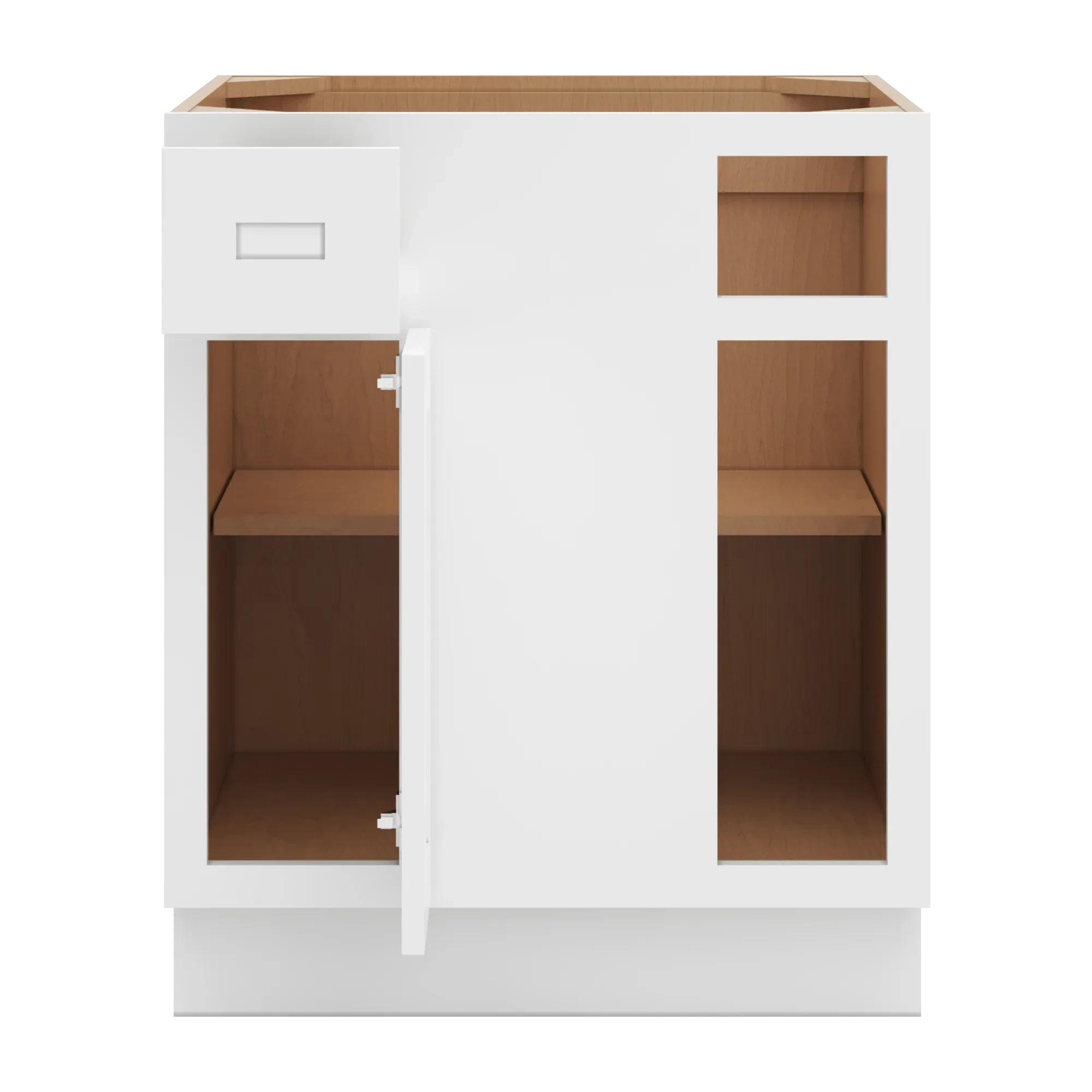 cnc luxor 5 piece white 36 to 39 w x 32 1 2 h blind base cabinet