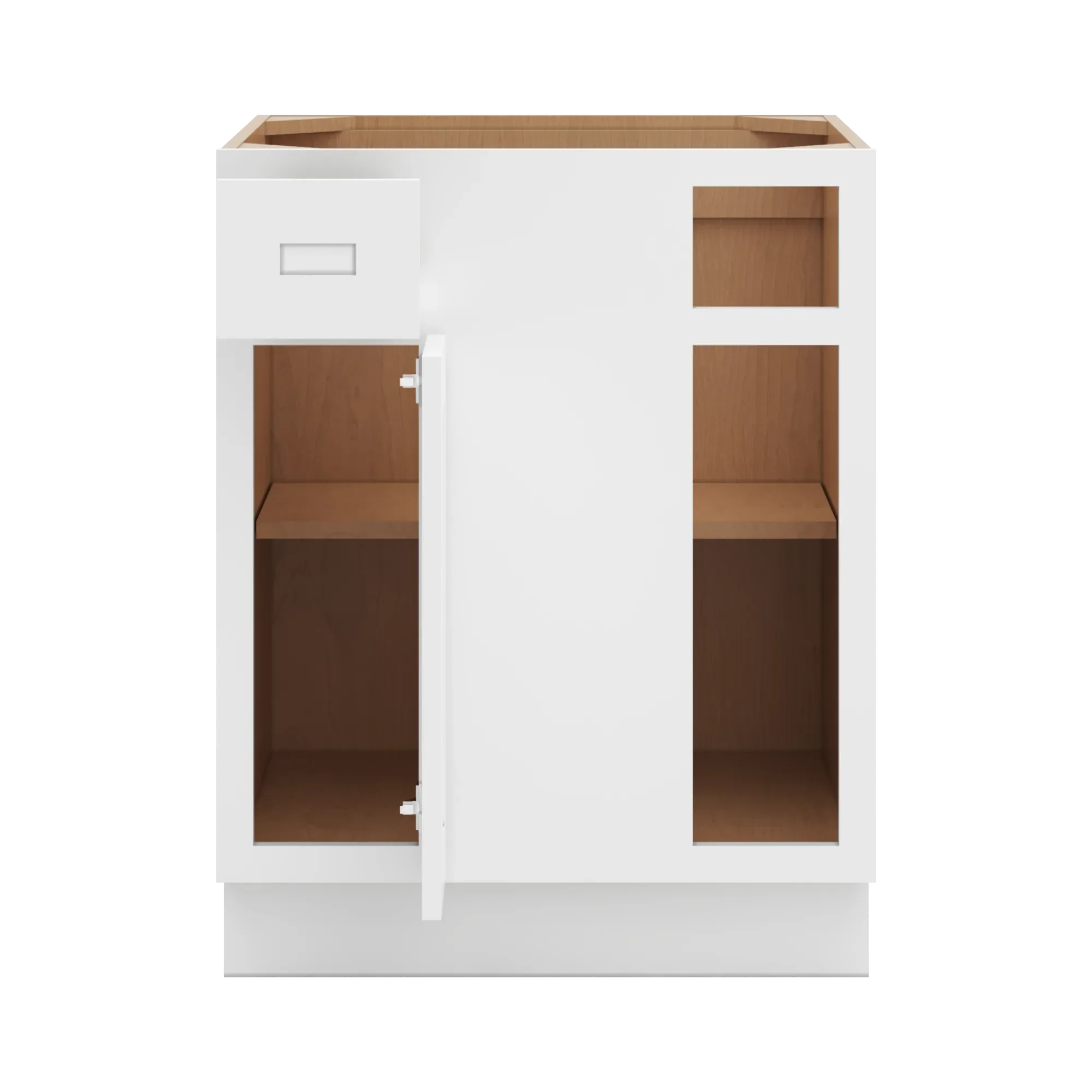 cnc luxor 5 piece white 36 to 39 w x 34 1 2 h blind base cabinet