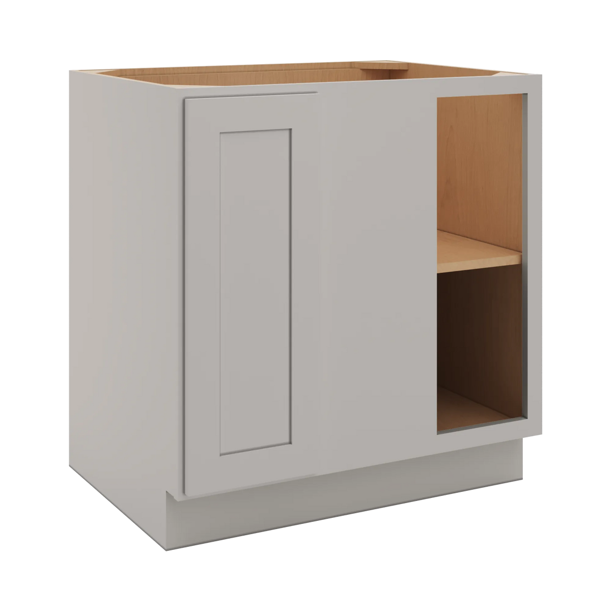 CNC Luxor 5-Piece Misty Grey 39 To 42" W X 34 1/2" H Full Height Blind Base Cabinet