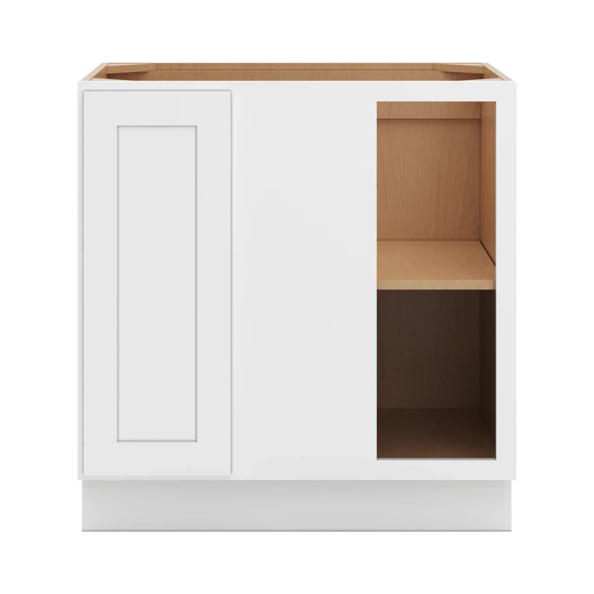 cnc luxor white 39 to 42 w x 34 1 2 h full height blind base cabinet