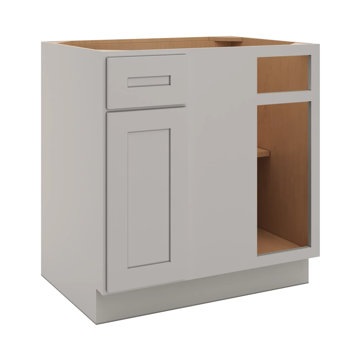 CNC Luxor 5-Piece Misty Grey 39 To 42" W X 34 1/2" H Blind Base Cabinet