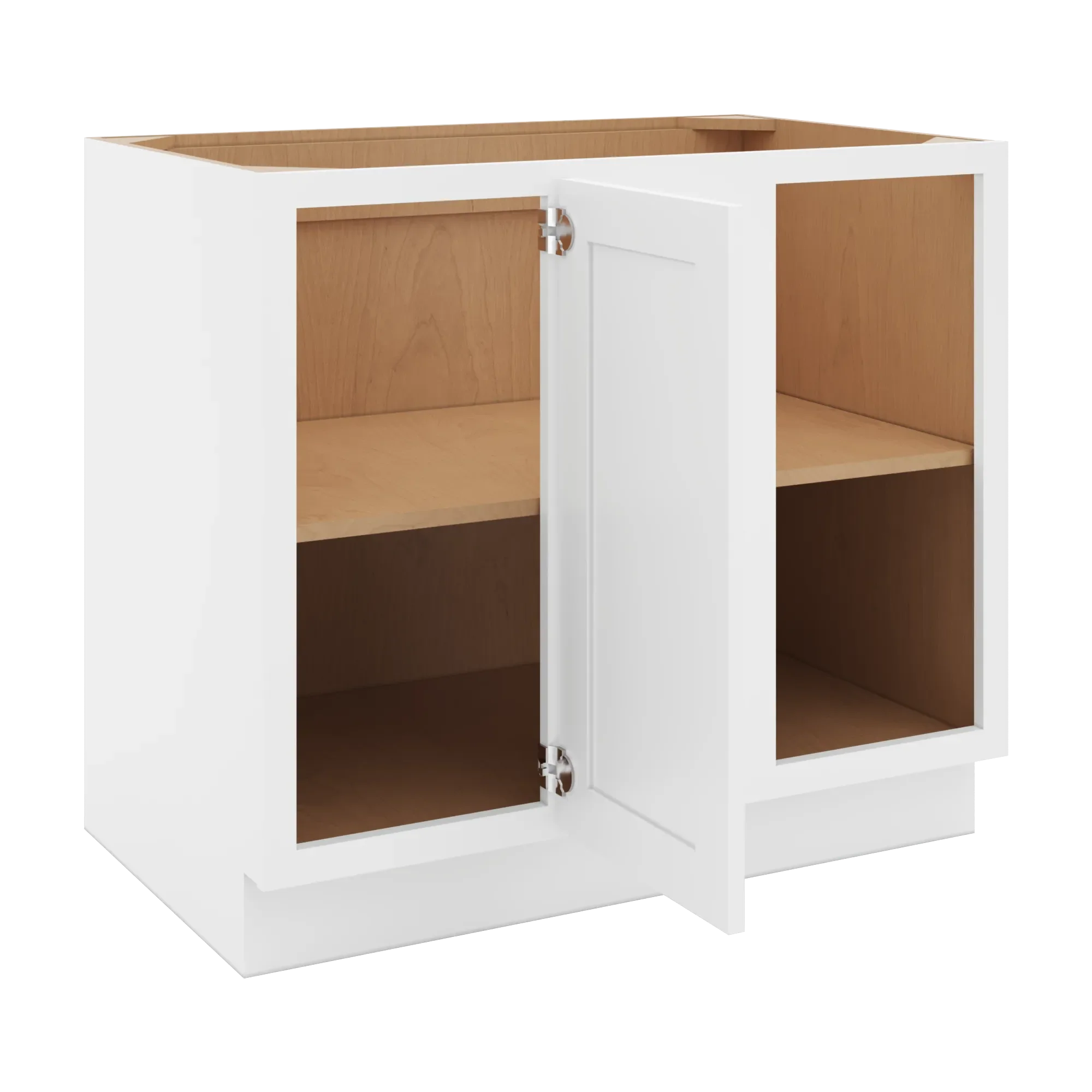 cnc luxor 5 piece white 42 to 45 w x 34 1 2 h full height blind base cabinet