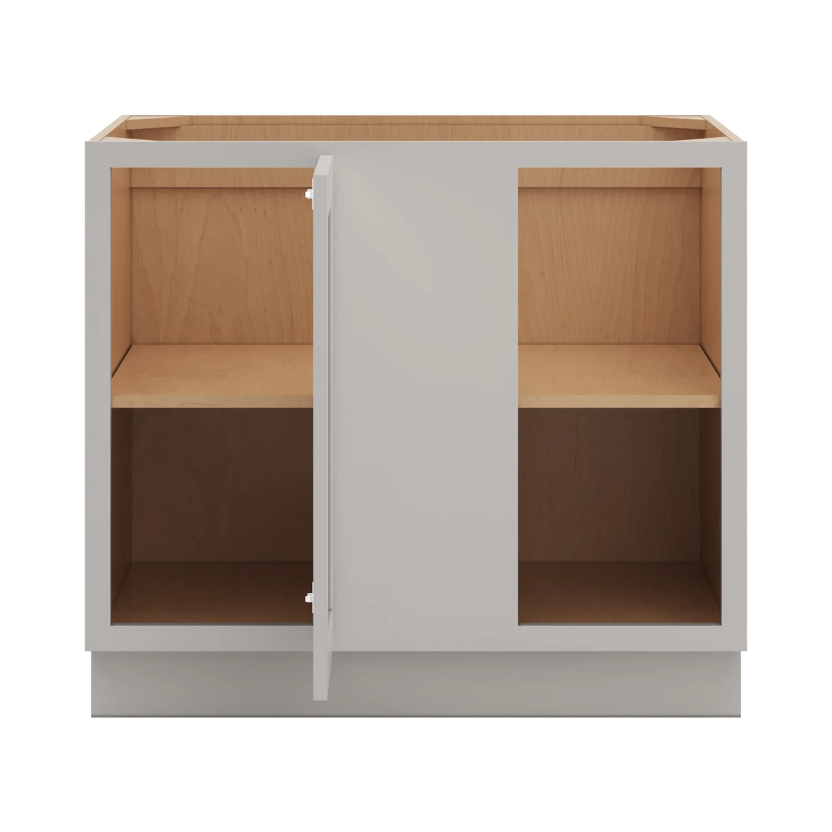 cnc luxor misty grey 42 to 45 w x 34 1 2 h full height blind base cabinet