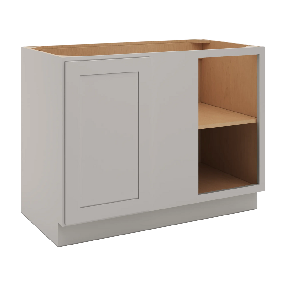 CNC Luxor 5-Piece Misty Grey 45 To 48" W X 34 1/2" H Full Height Blind Base Cabinet
