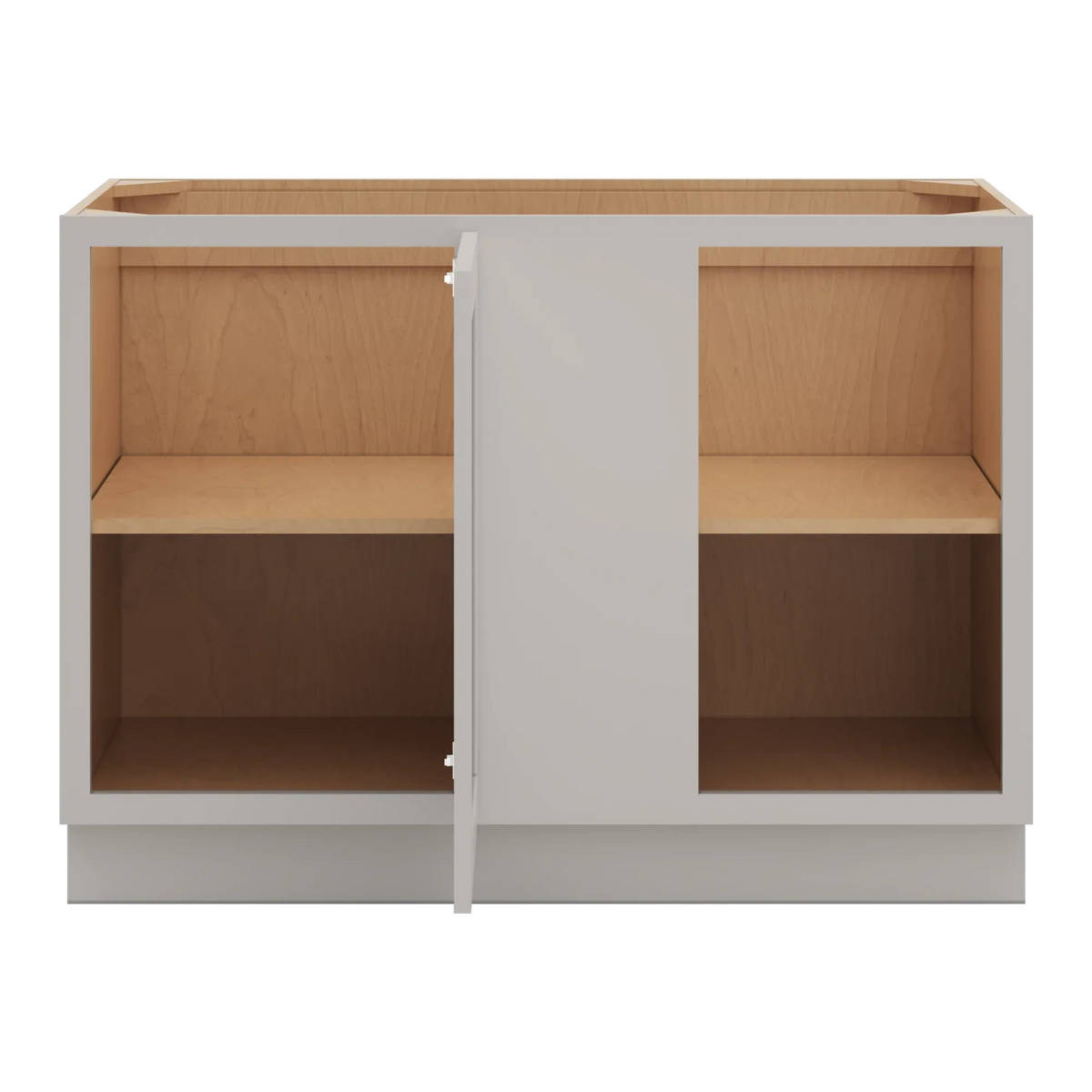 cnc luxor misty grey 48 to 51 w x 34 1 2 h full height blind base cabinet