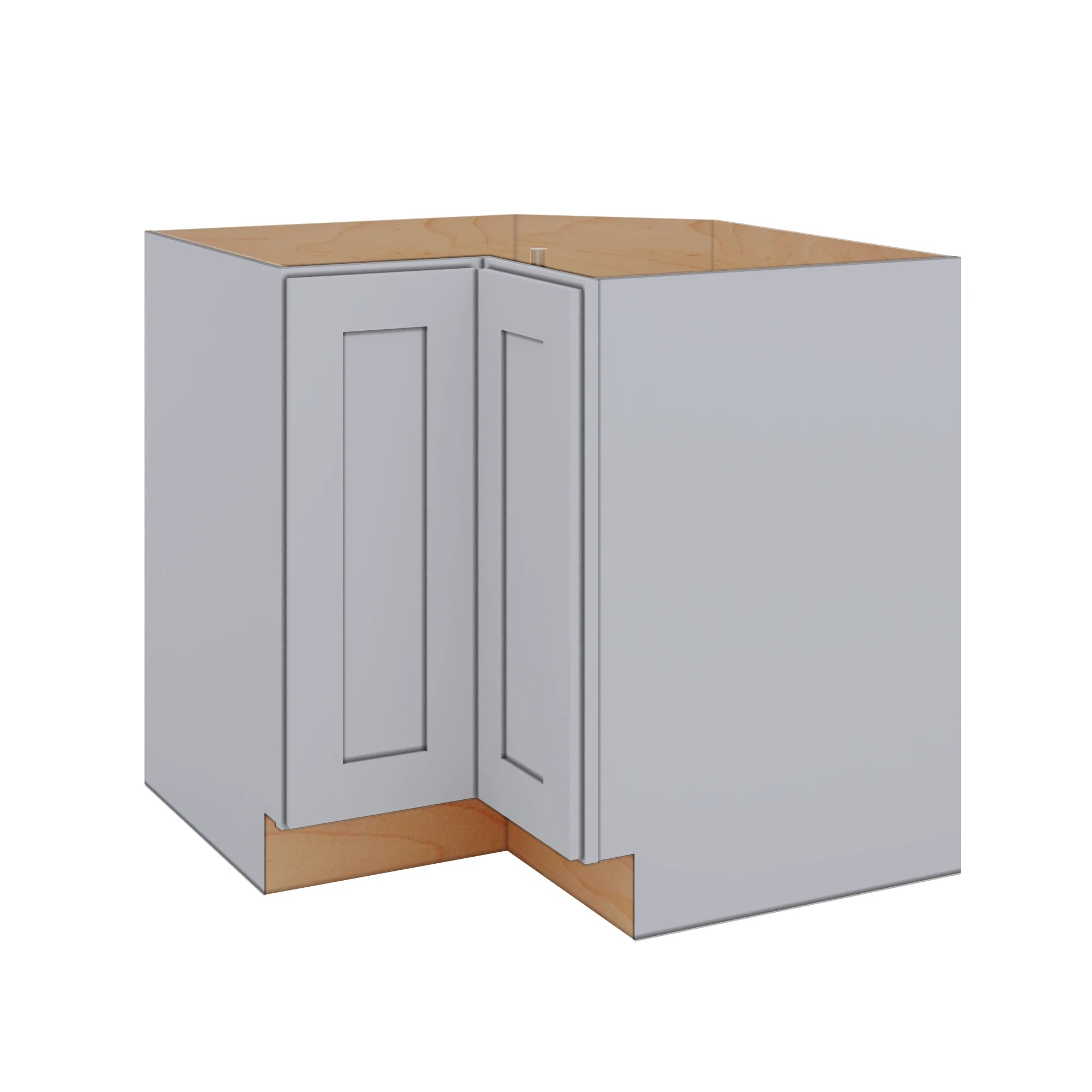 Modernform Cabinet Grey Shaker 36" W X 34 1/2" H X 24" D Lazy Susan Base Cabinet