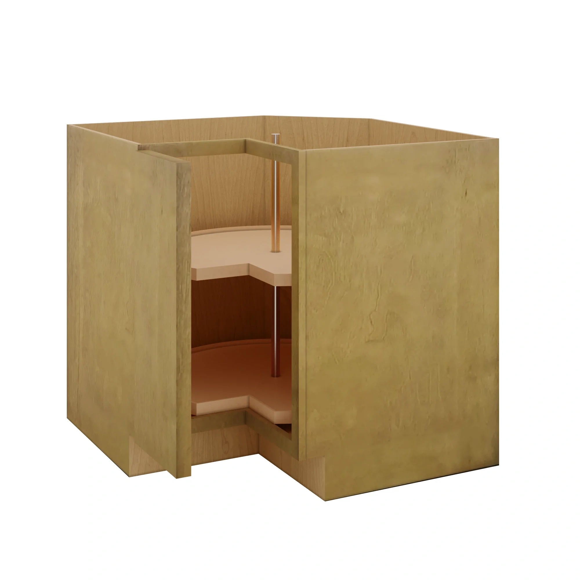Modernform Cabinet Natural Shaker 36" W X 34 1/2" H X 24" D Lazy Susan Base Cabinet