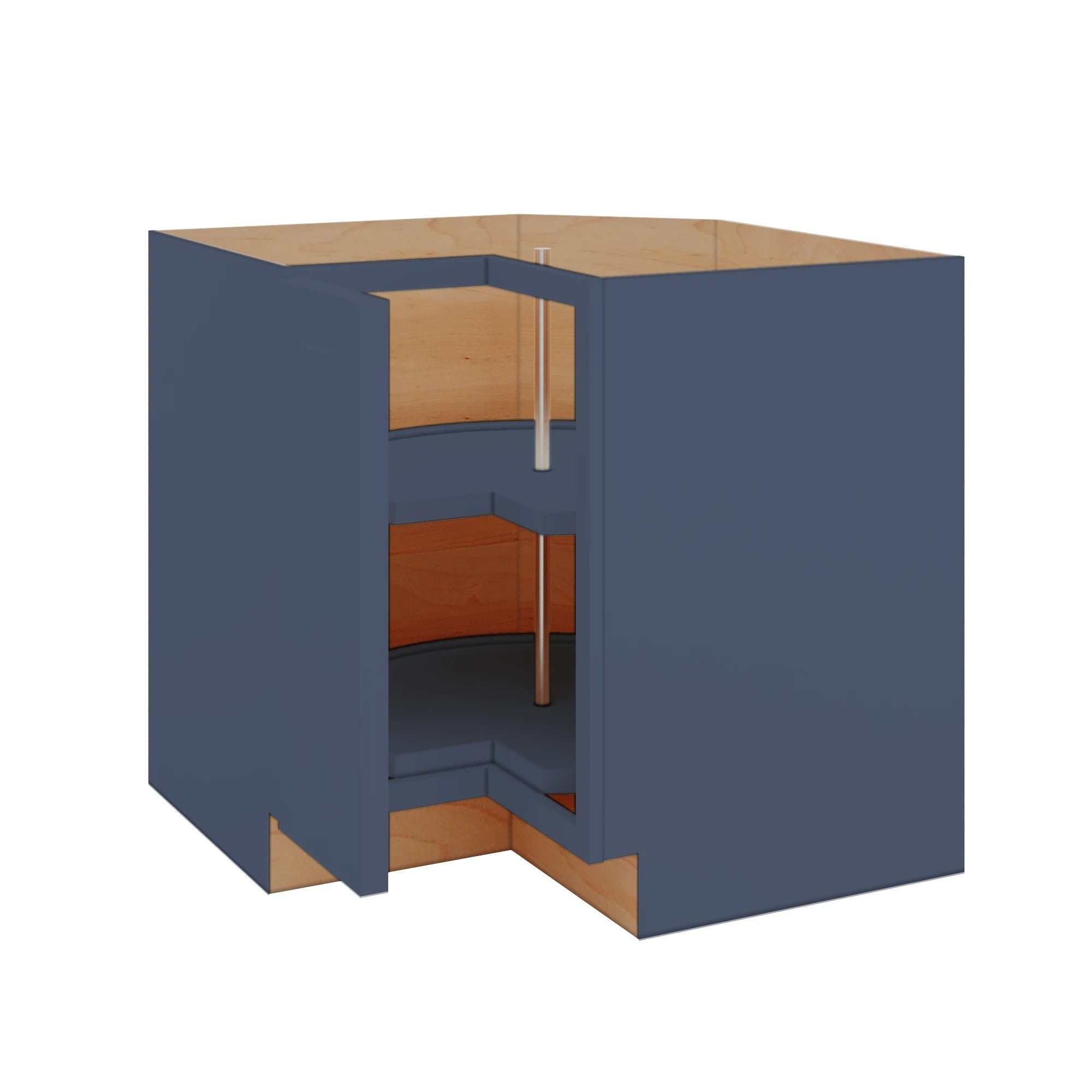 Modernform Cabinet Signature Blue 36" W X 34 1/2" H X 24" D Lazy Susan Base Cabinet