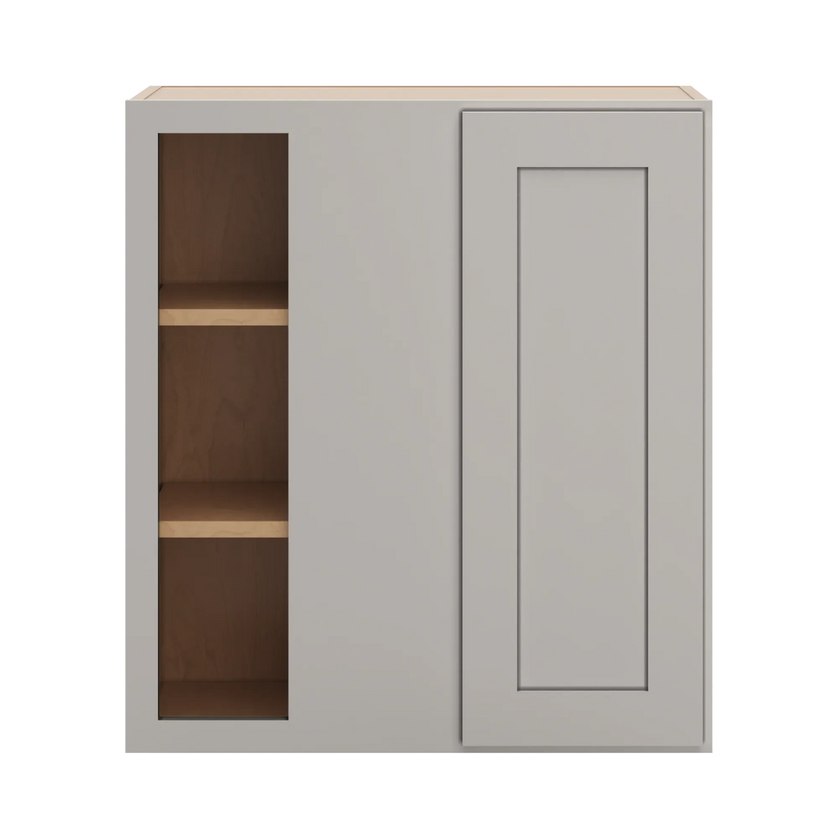 cnc luxor 5 piece misty grey 27 to 30 w x 30 h blind wall cabinet
