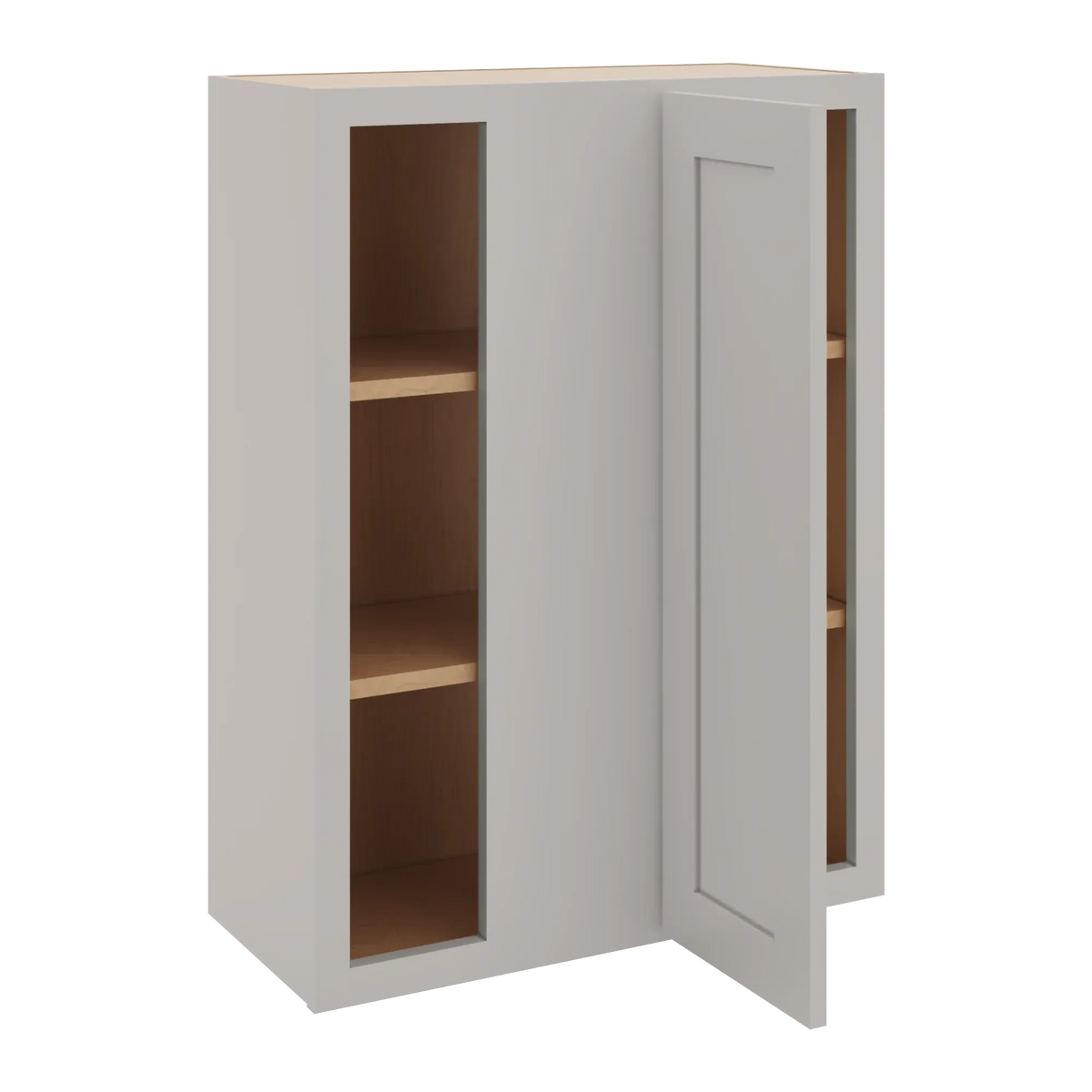 cnc luxor 5 piece misty grey 27 to 30 w x 36 h blind wall cabinet