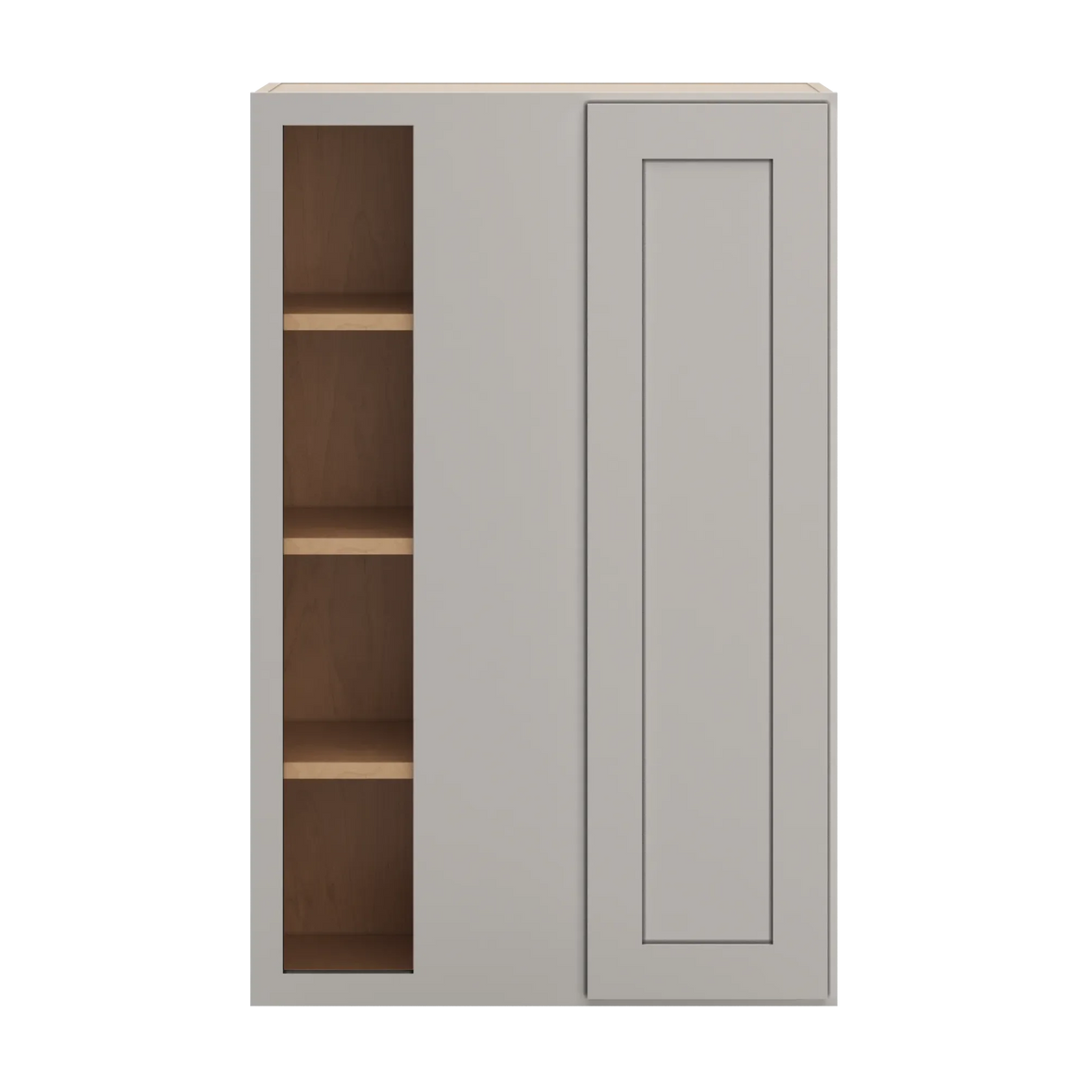 cnc luxor 5 piece misty grey 27 to 30 w x 42 h blind wall cabinet