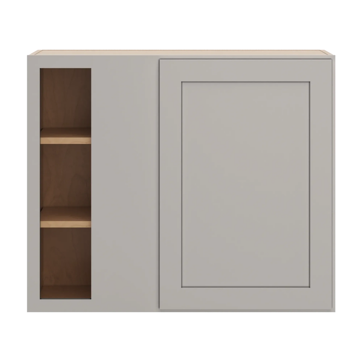 cnc luxor 5 piece misty grey 36 to 39 w x 30 h blind wall cabinet