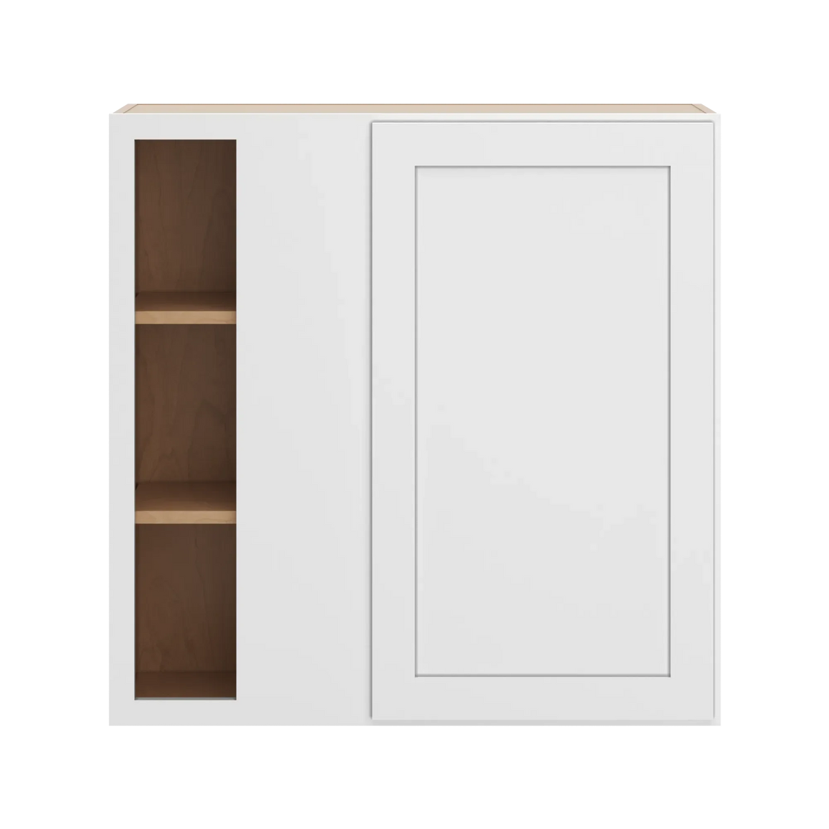 cnc luxor white 36 to 39 w x 36 h blind wall cabinet