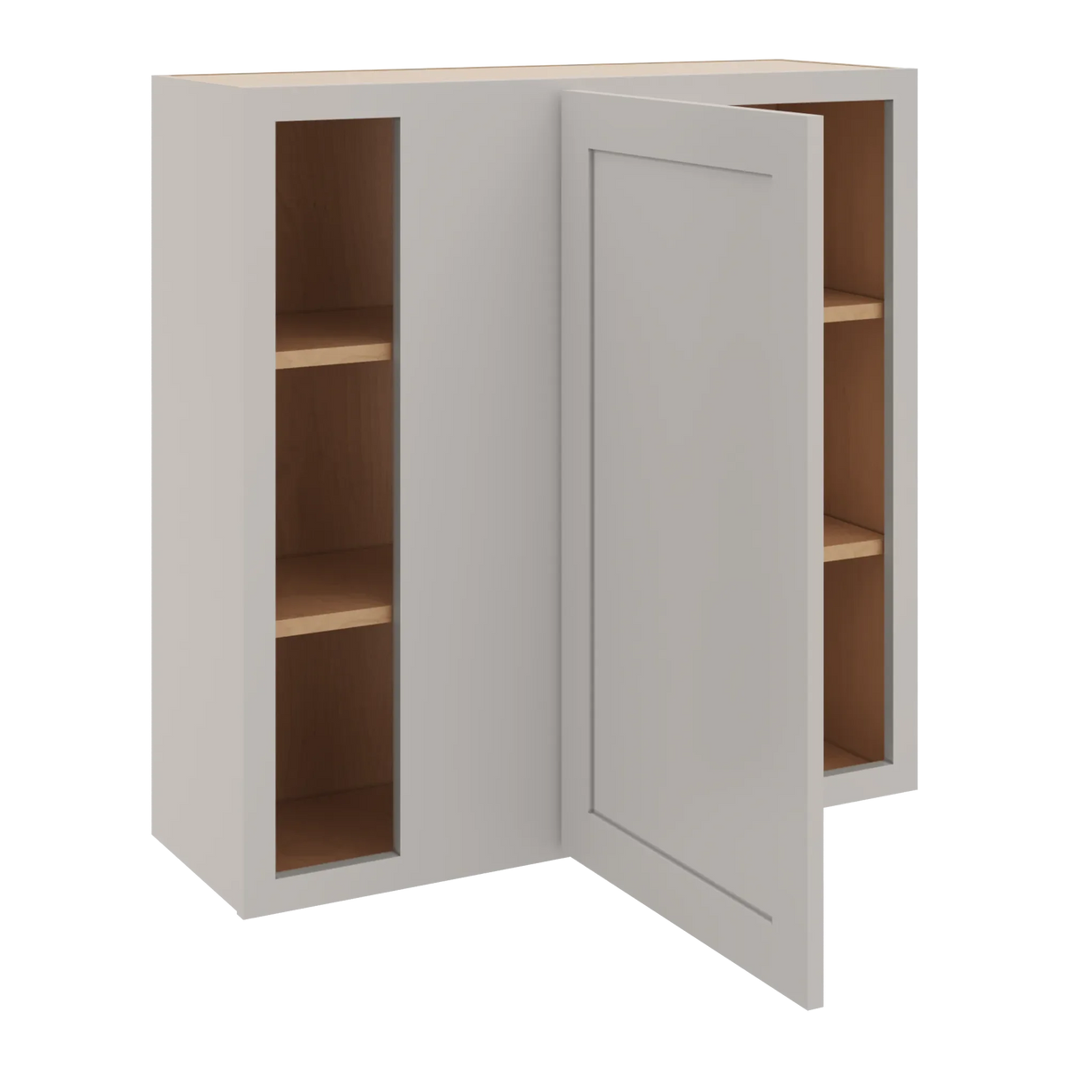 cnc luxor 5 piece misty grey 36 to 39 w x 36 h blind wall cabinet