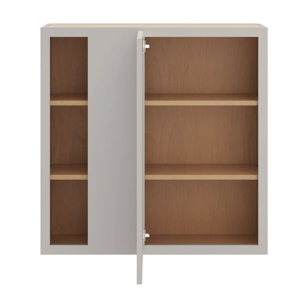 cnc luxor 5 piece misty grey 36 to 39 w x 36 h blind wall cabinet