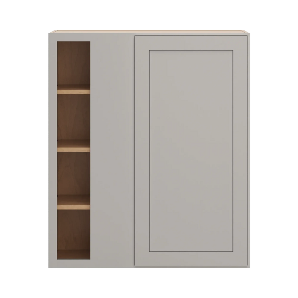 cnc luxor 5 piece misty grey 36 to 39 w x 42 h blind wall cabinet