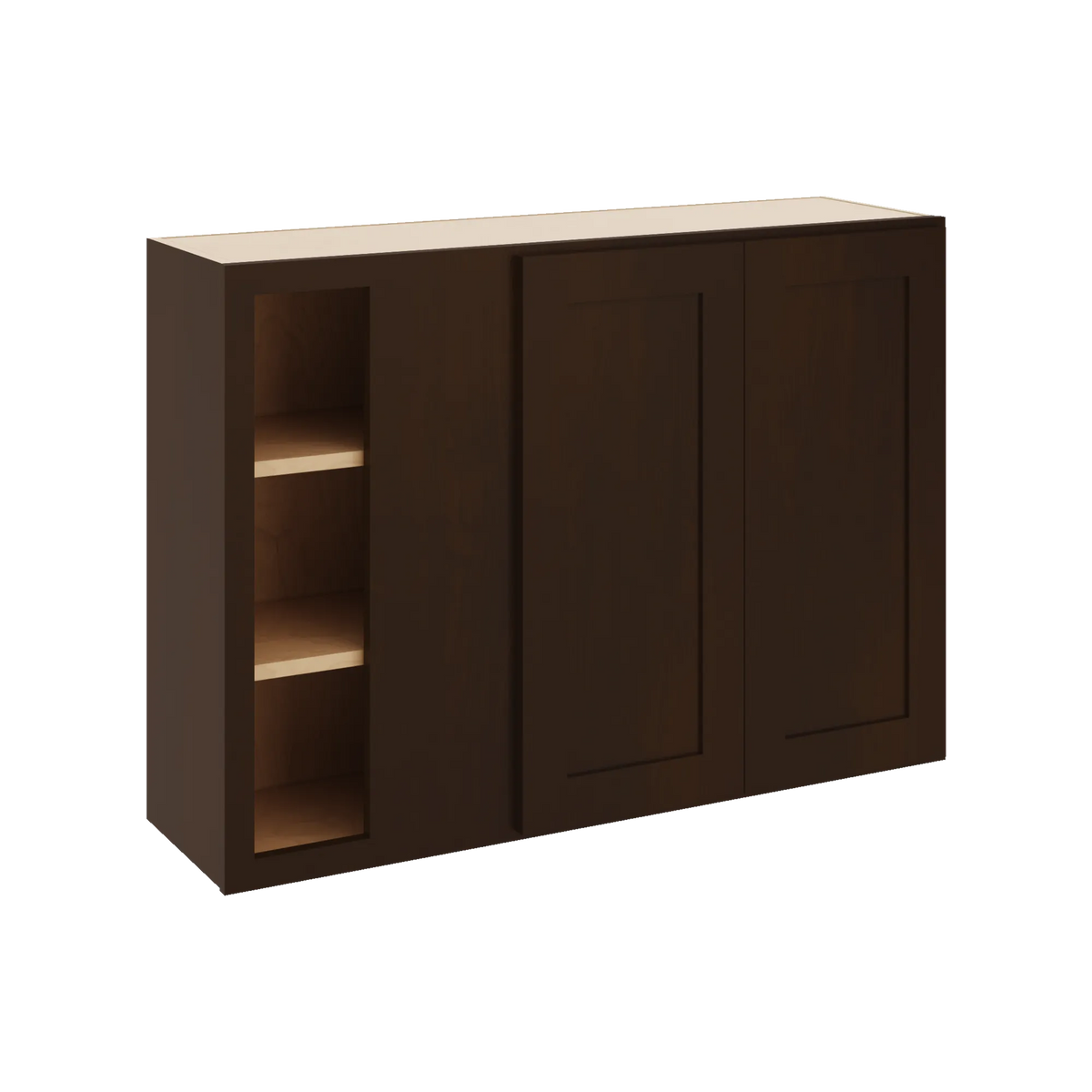 CNC Luxor 5-Piece Espresso 42 To 45" W X 30" H Blind Wall Cabinet
