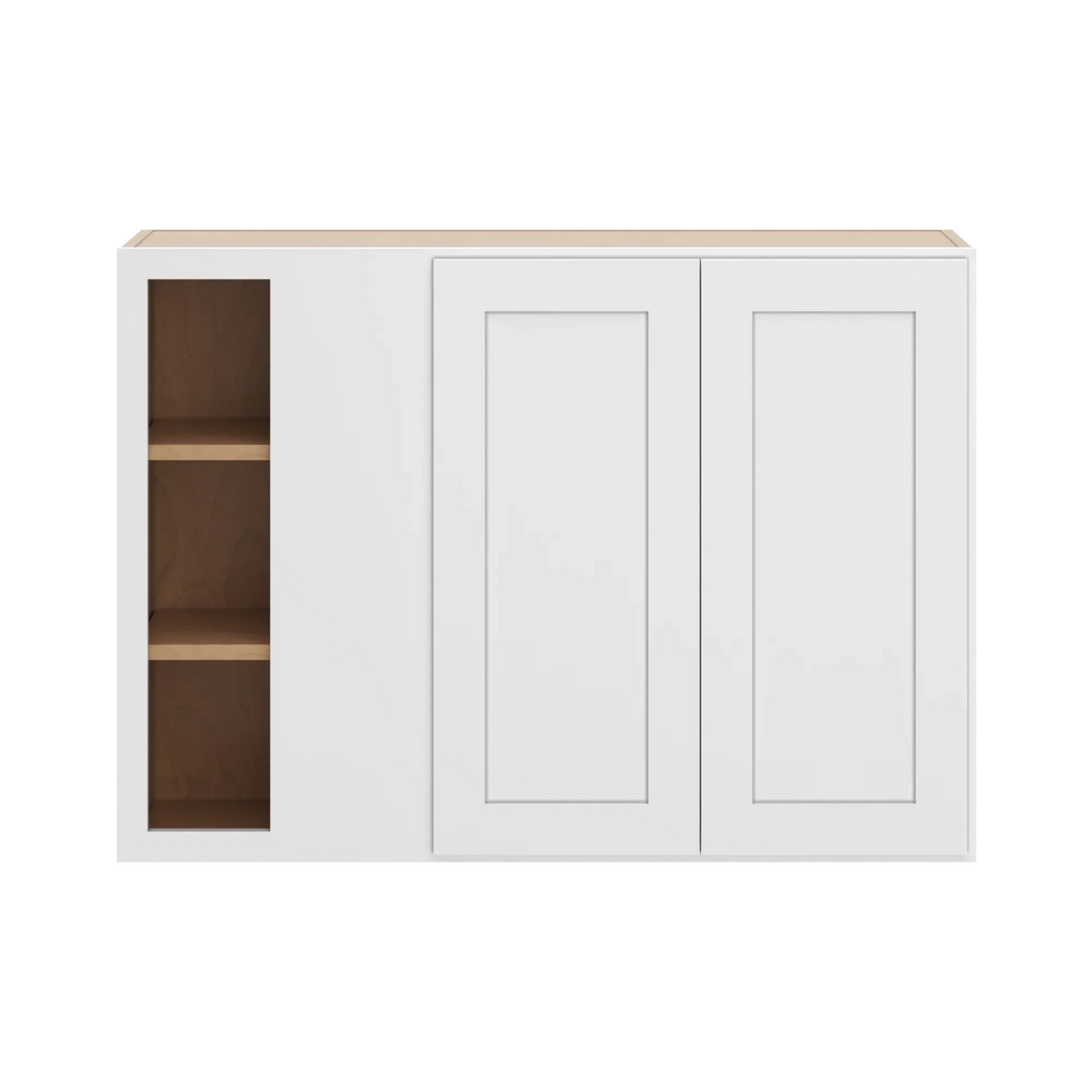 cnc luxor white 42 to 45 w x 30 h blind wall cabinet