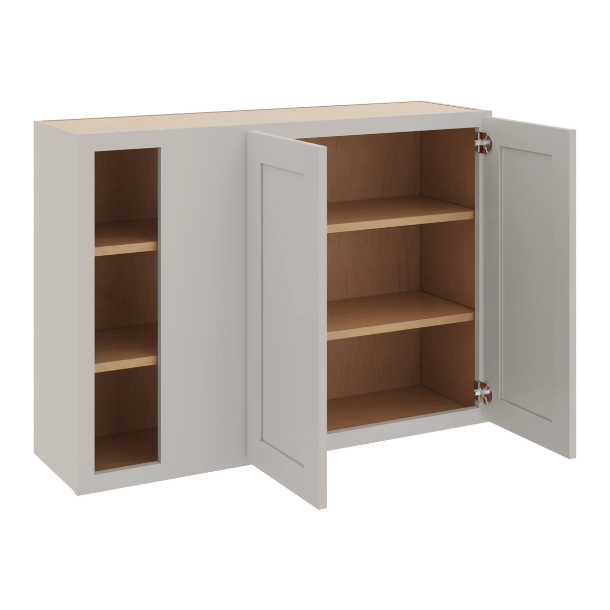 cnc luxor 5 piece misty grey 42 to 45 w x 30 h blind wall cabinet