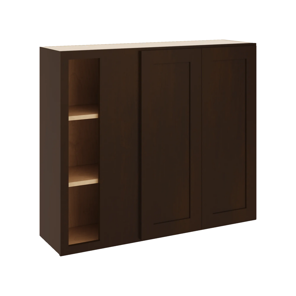CNC Luxor 5-Piece Espresso 42 To 45" W X 36" H Blind Wall Cabinet