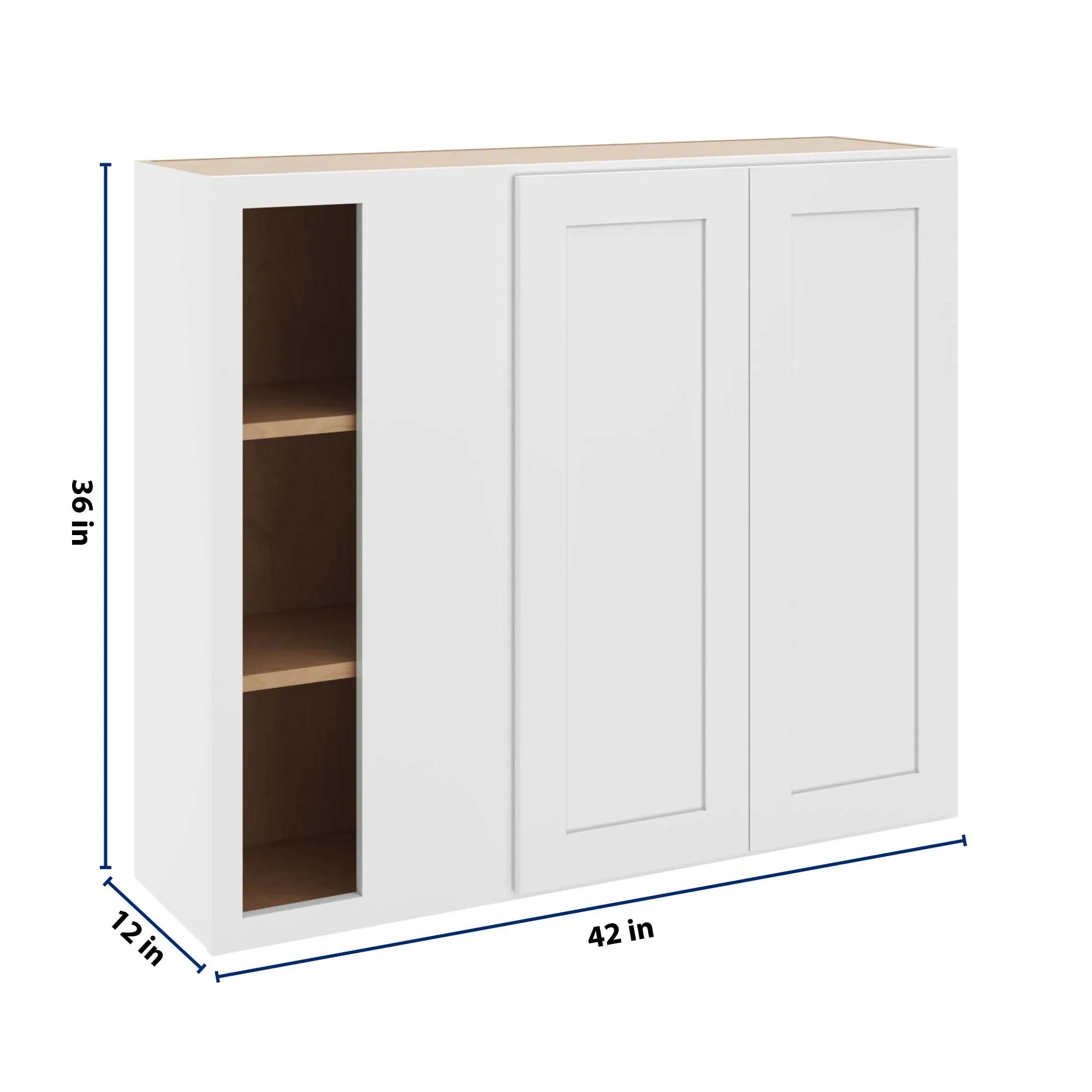 BLW424536 Close Angle White