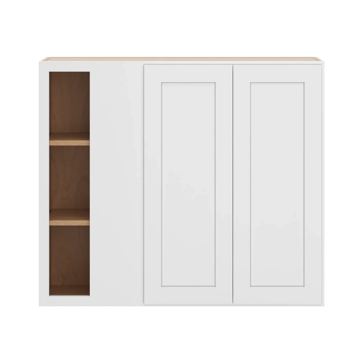 cnc luxor white 42 to 45 w x 36 h blind wall cabinet